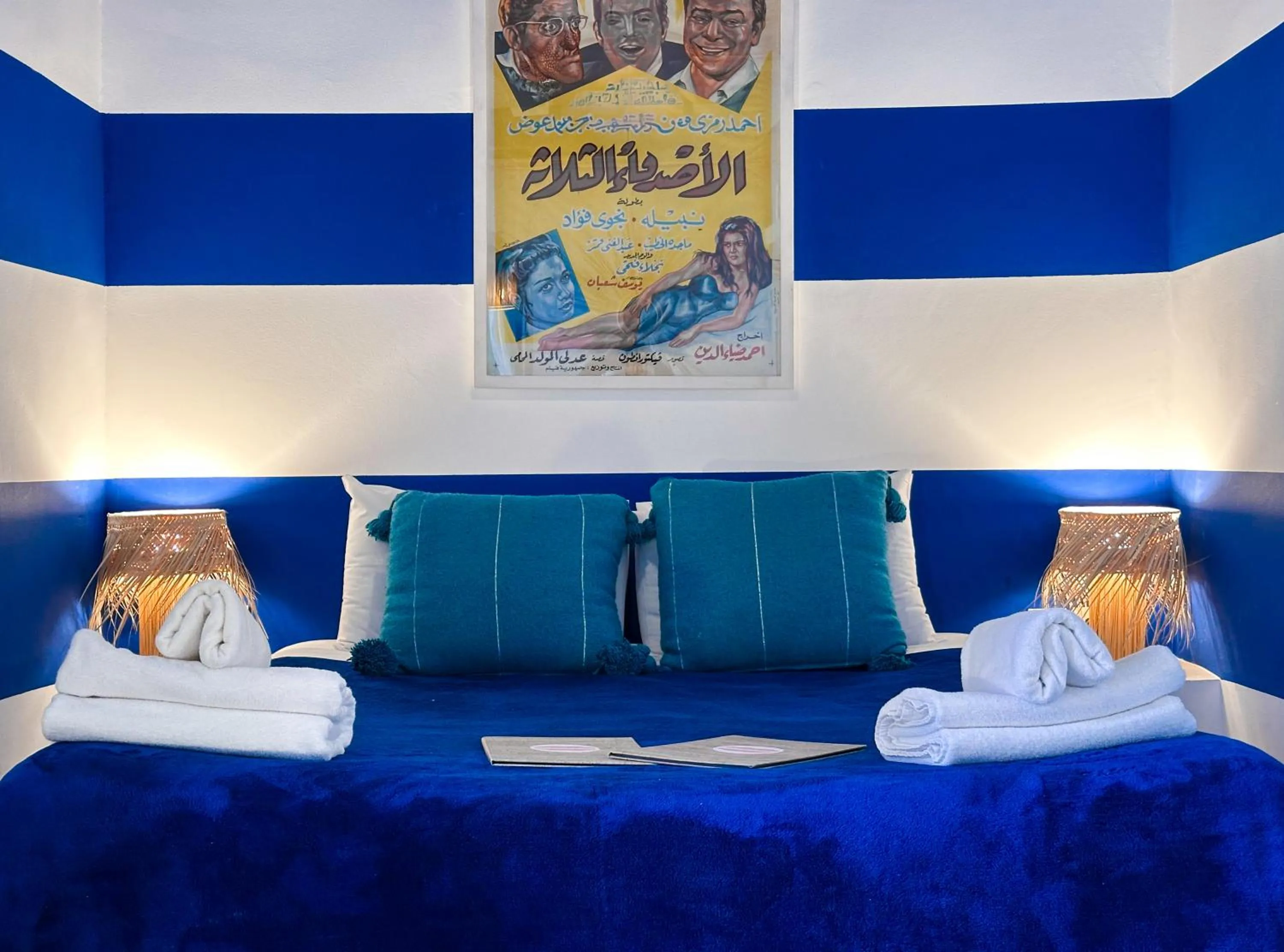 Bed in Riad Lauriers Blancs