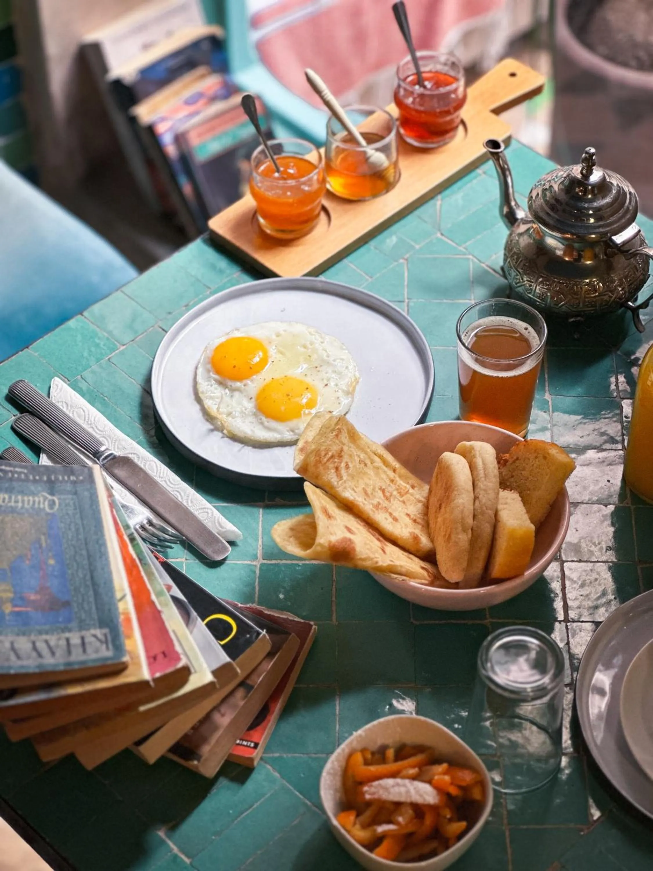 Breakfast in Riad Lauriers Blancs