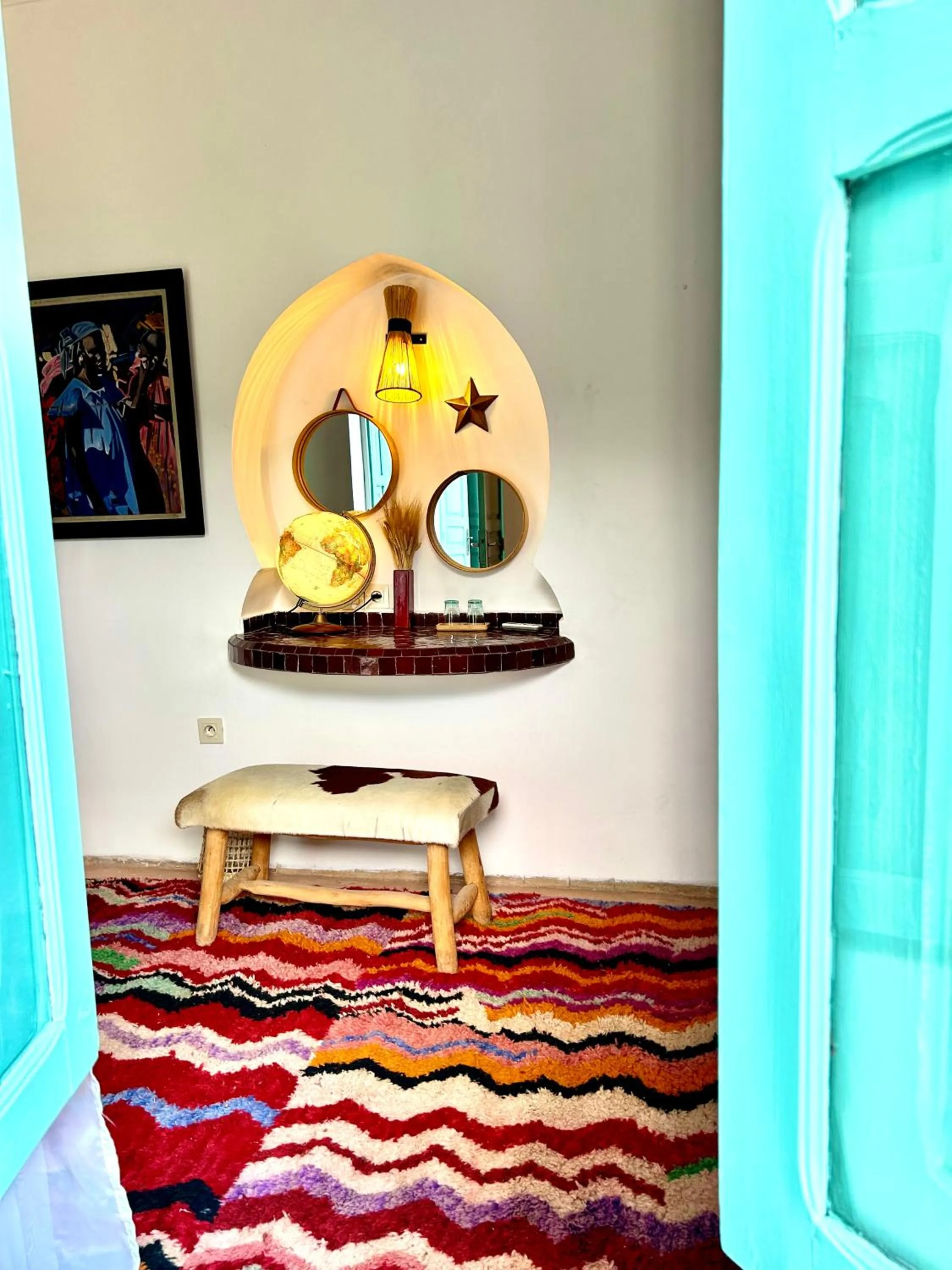 Photo of the whole room in Riad Lauriers Blancs