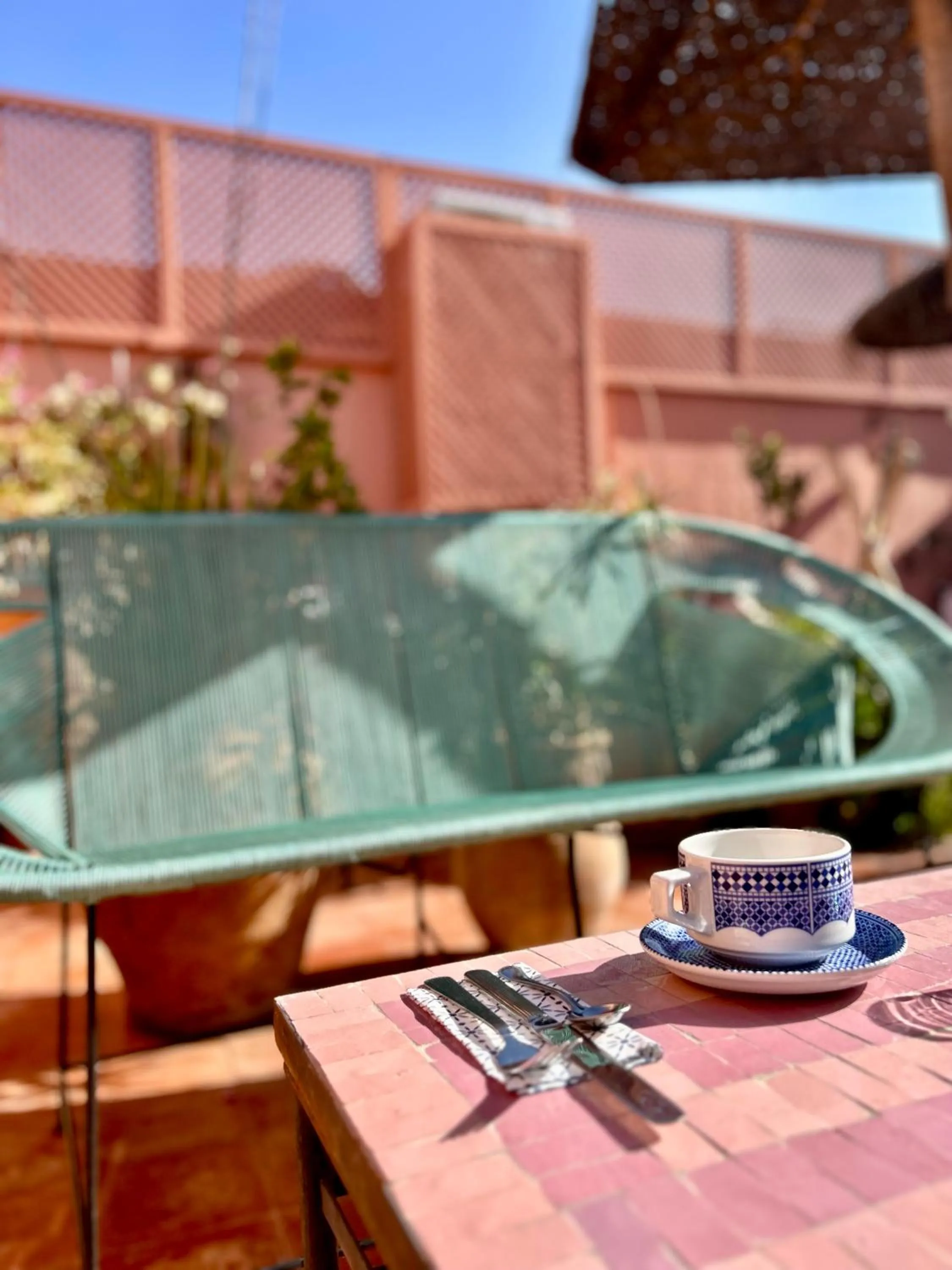Patio in Riad Lauriers Blancs