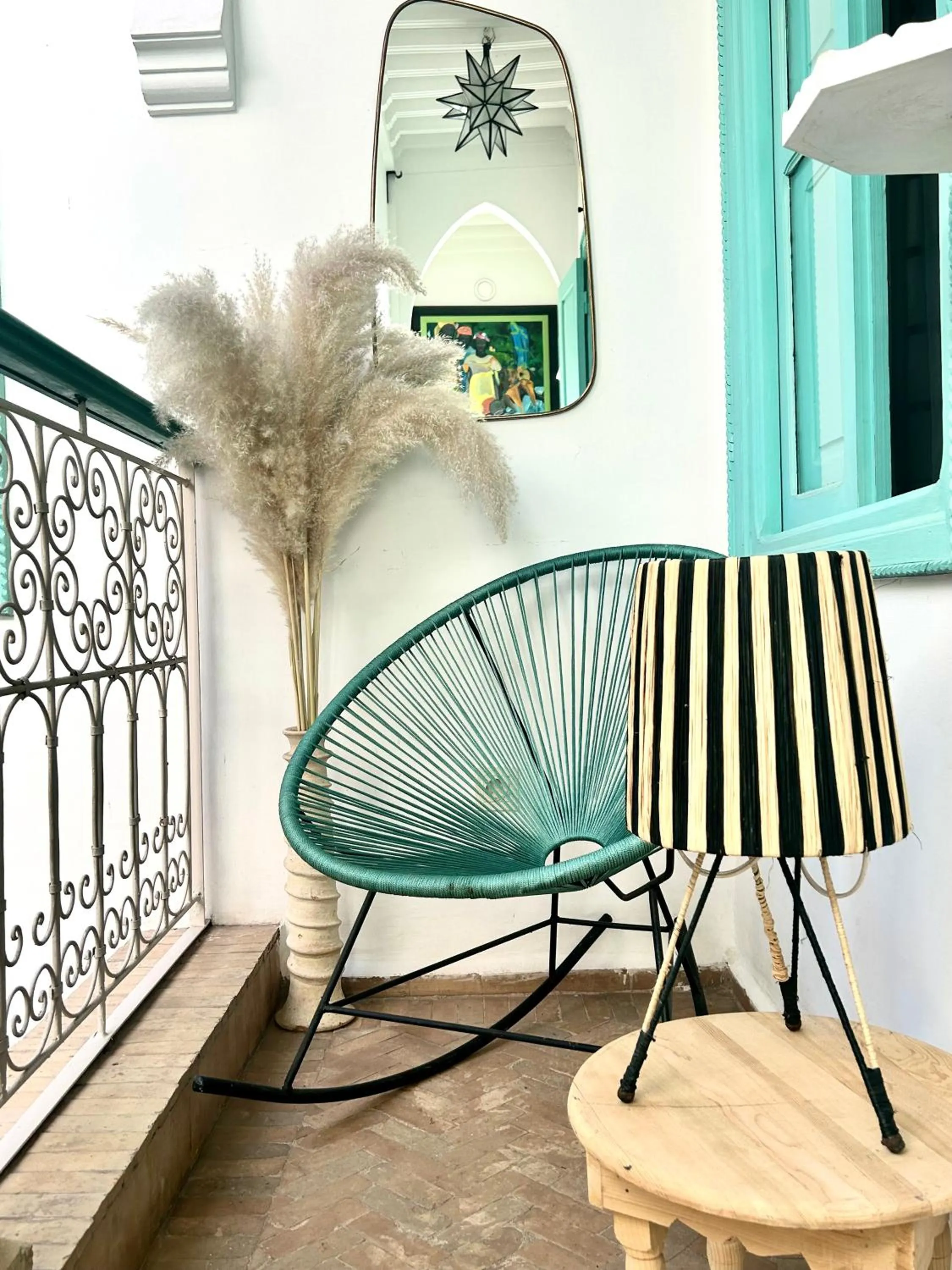 Living room in Riad Lauriers Blancs