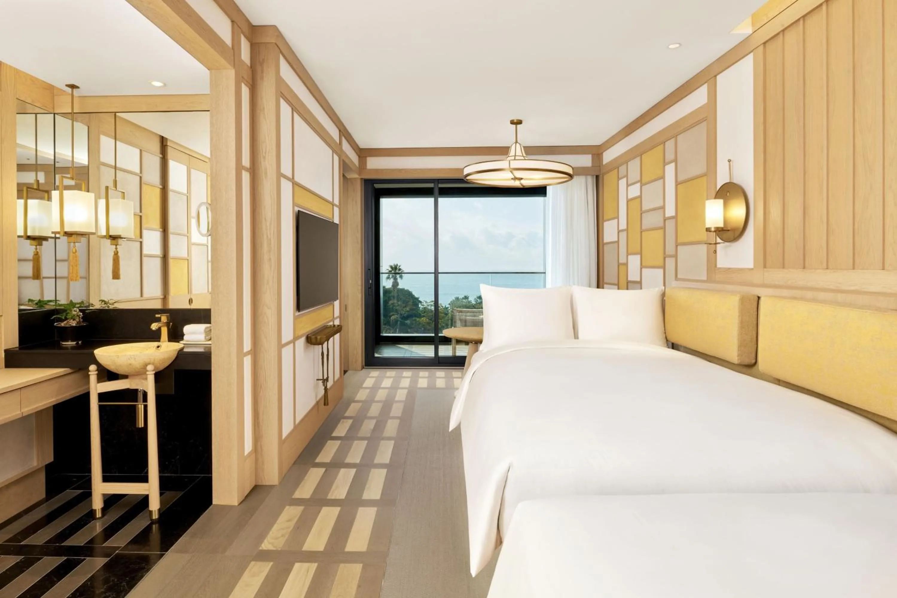 Photo of the whole room, Bed in JW Marriott Jeju Resort & Spa