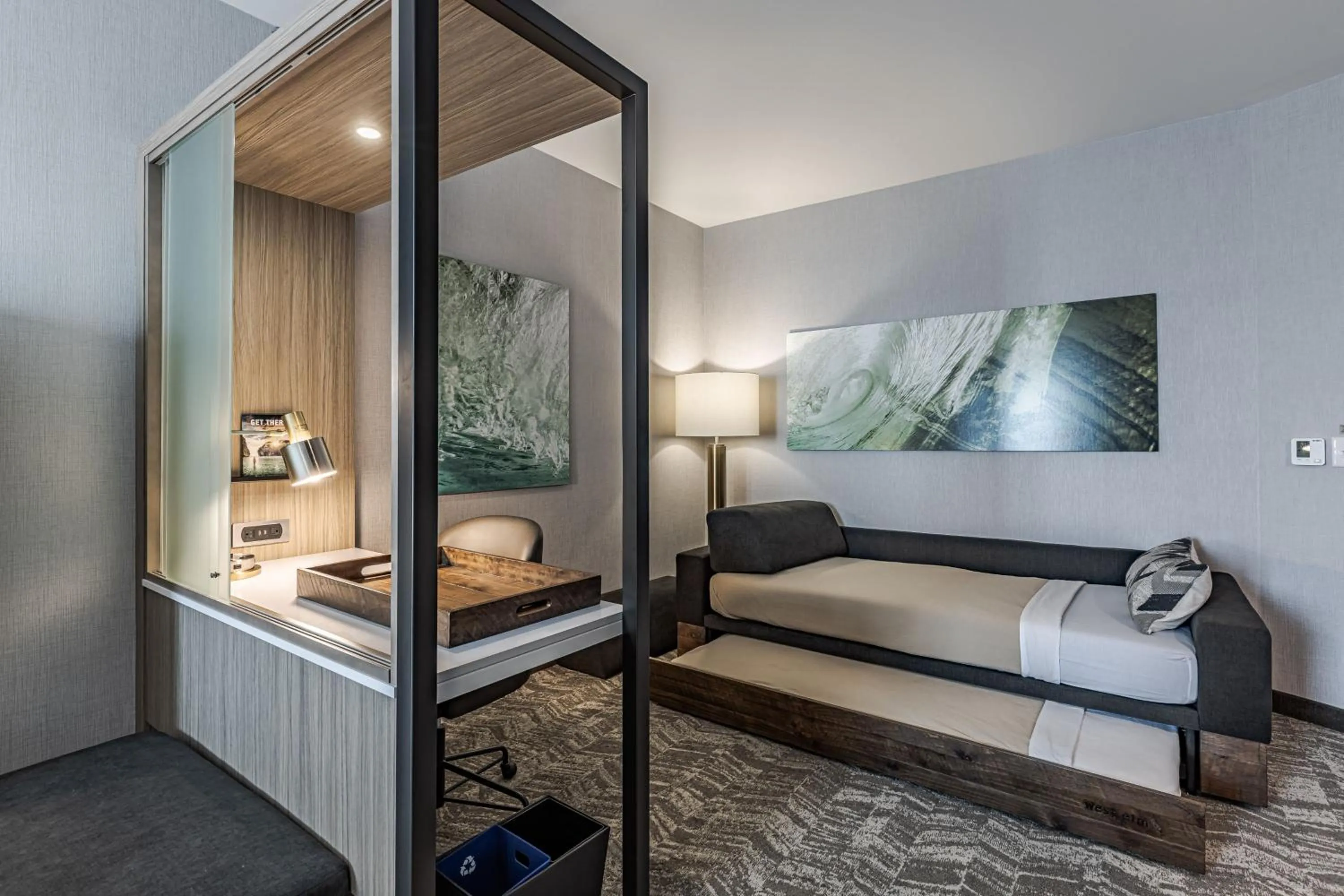 Photo of the whole room, Bed in SpringHill Suites by Marriott Detroit Sterling Heights