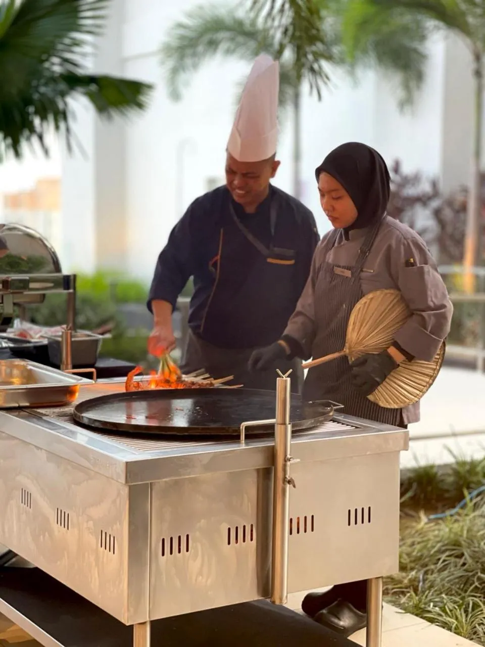 BBQ facilities in Courtyard by Marriott Melaka