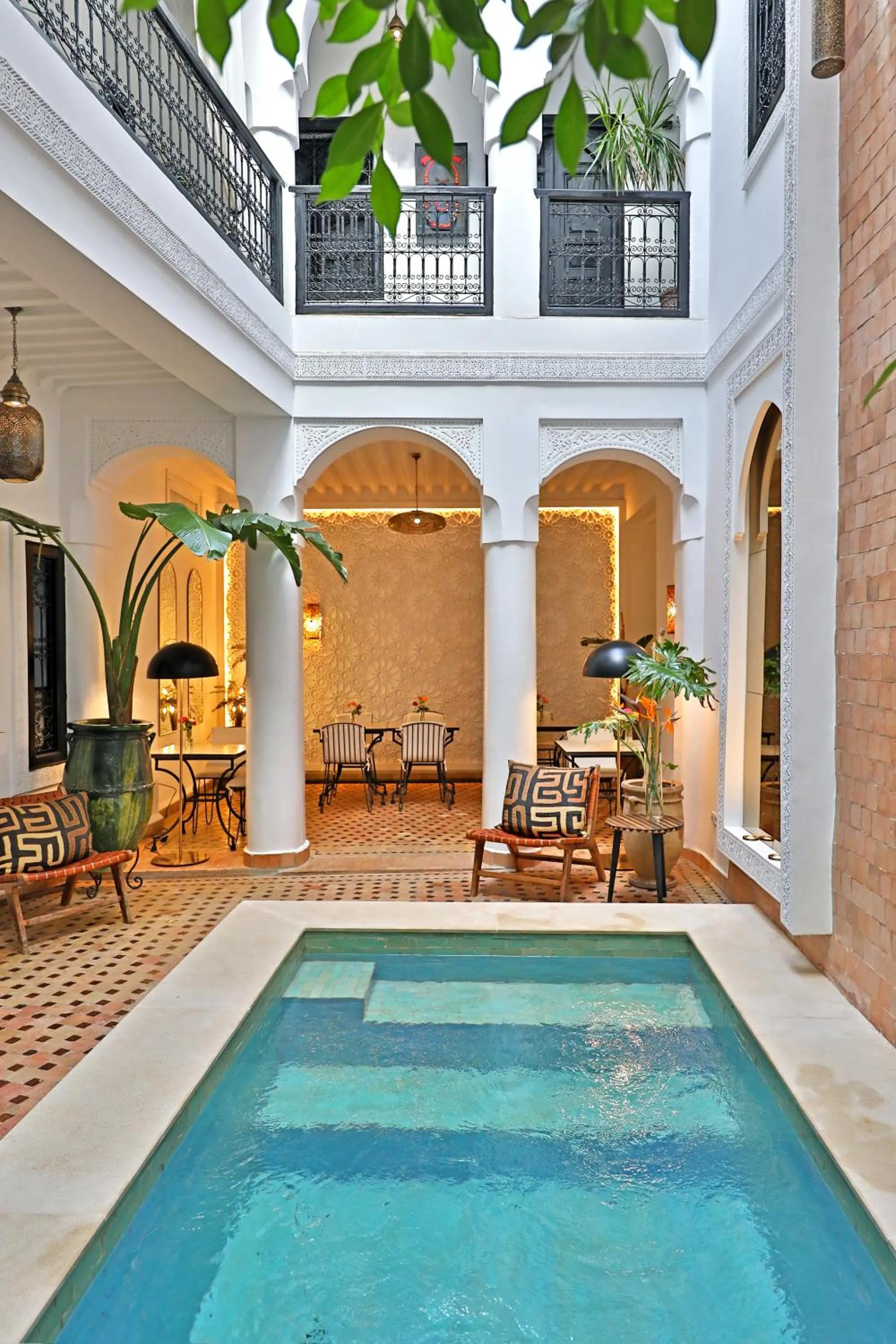 Patio in Riad Dar Beldia and Spa