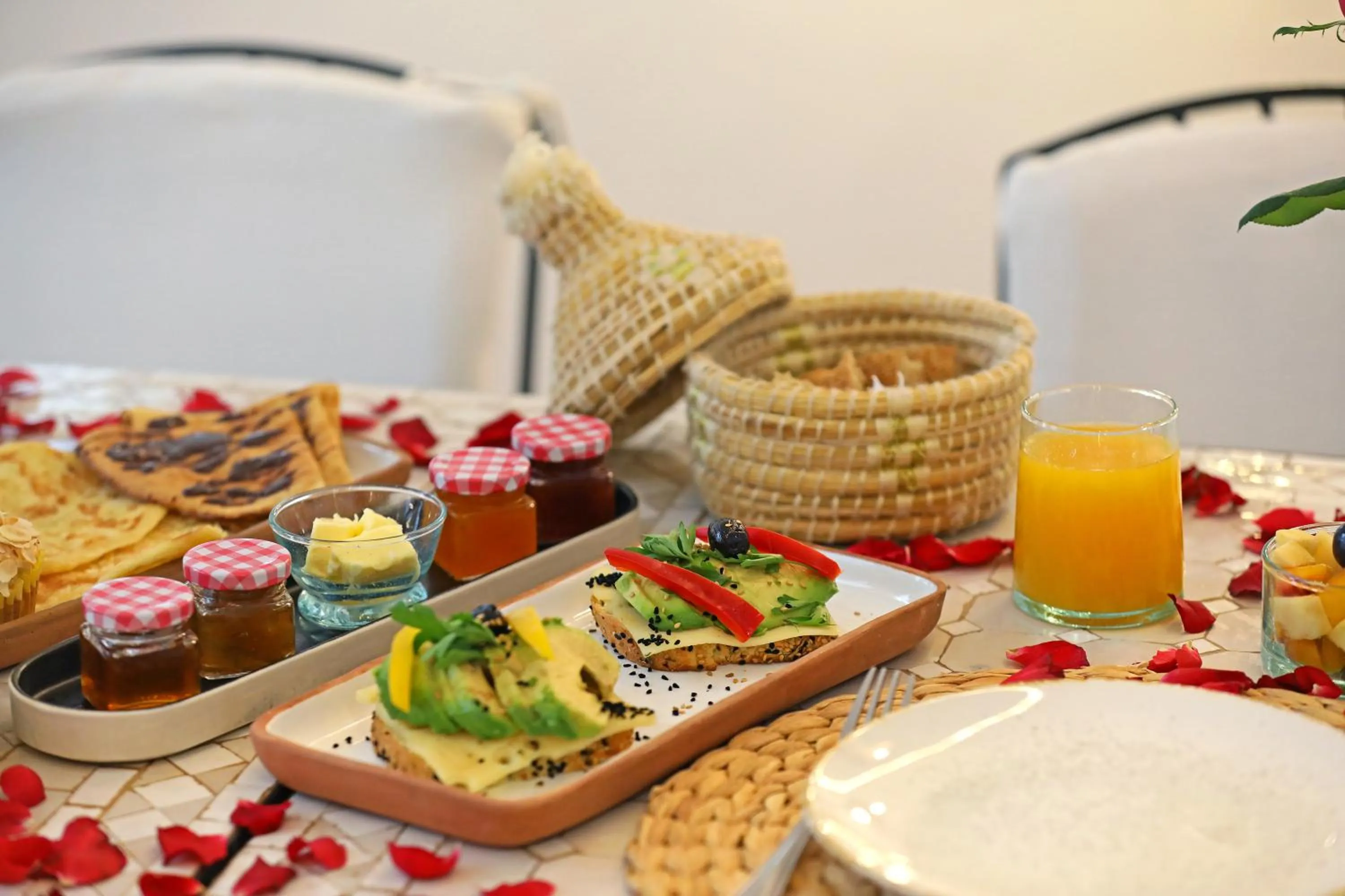 Continental breakfast in Riad Dar Beldia and Spa