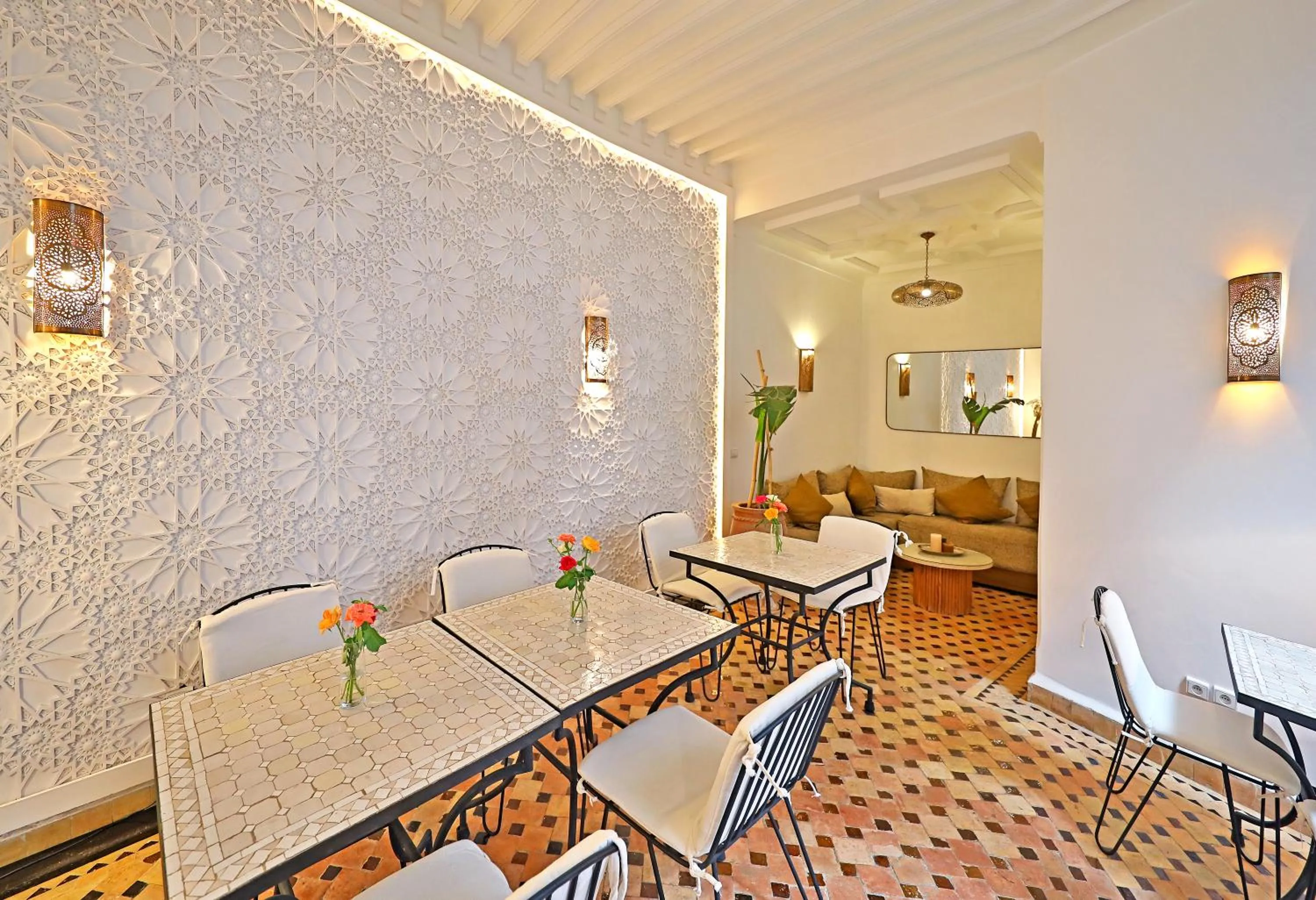 Dining area in Riad Dar Beldia and Spa
