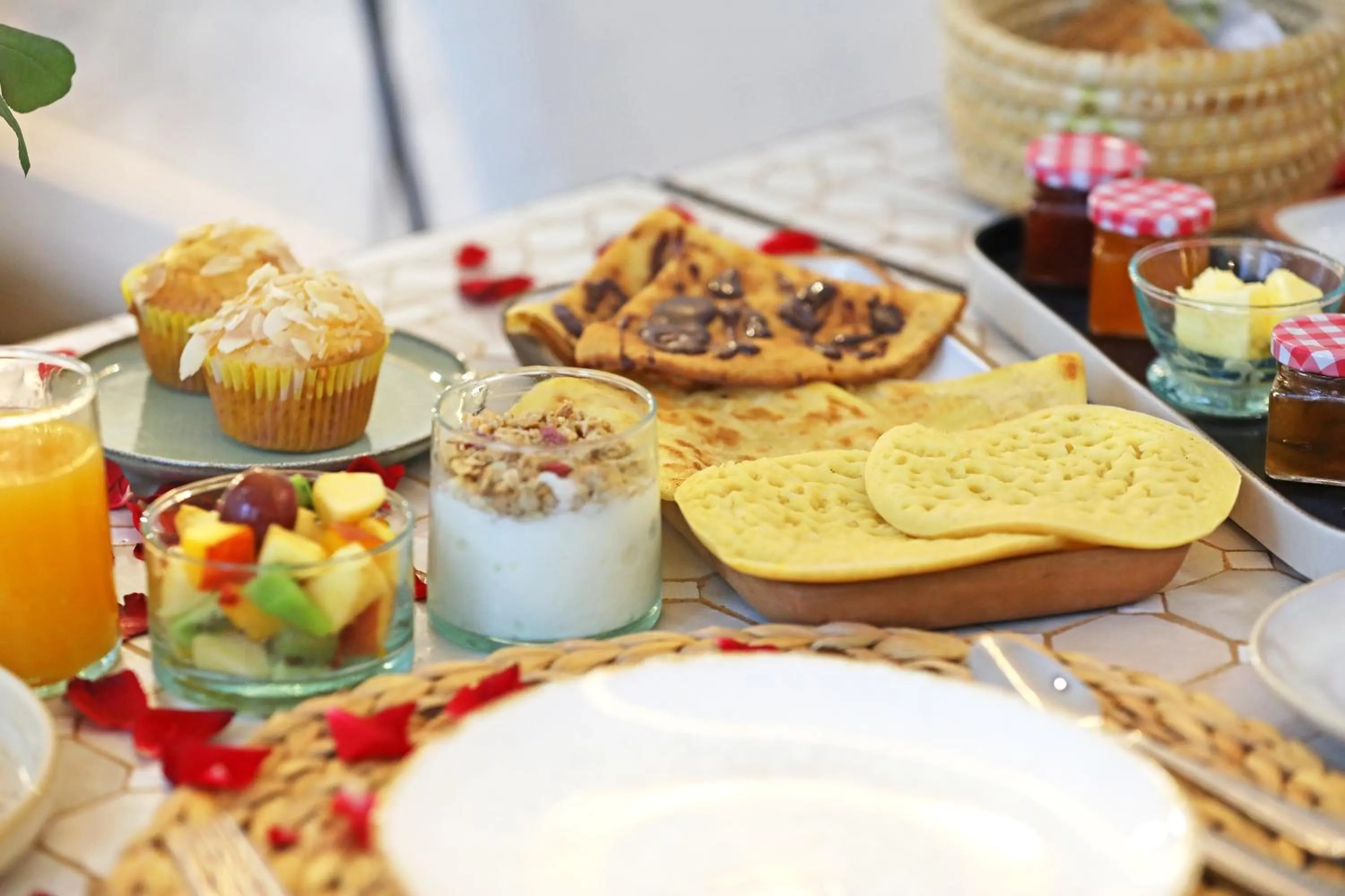 Continental breakfast in Riad Dar Beldia and Spa