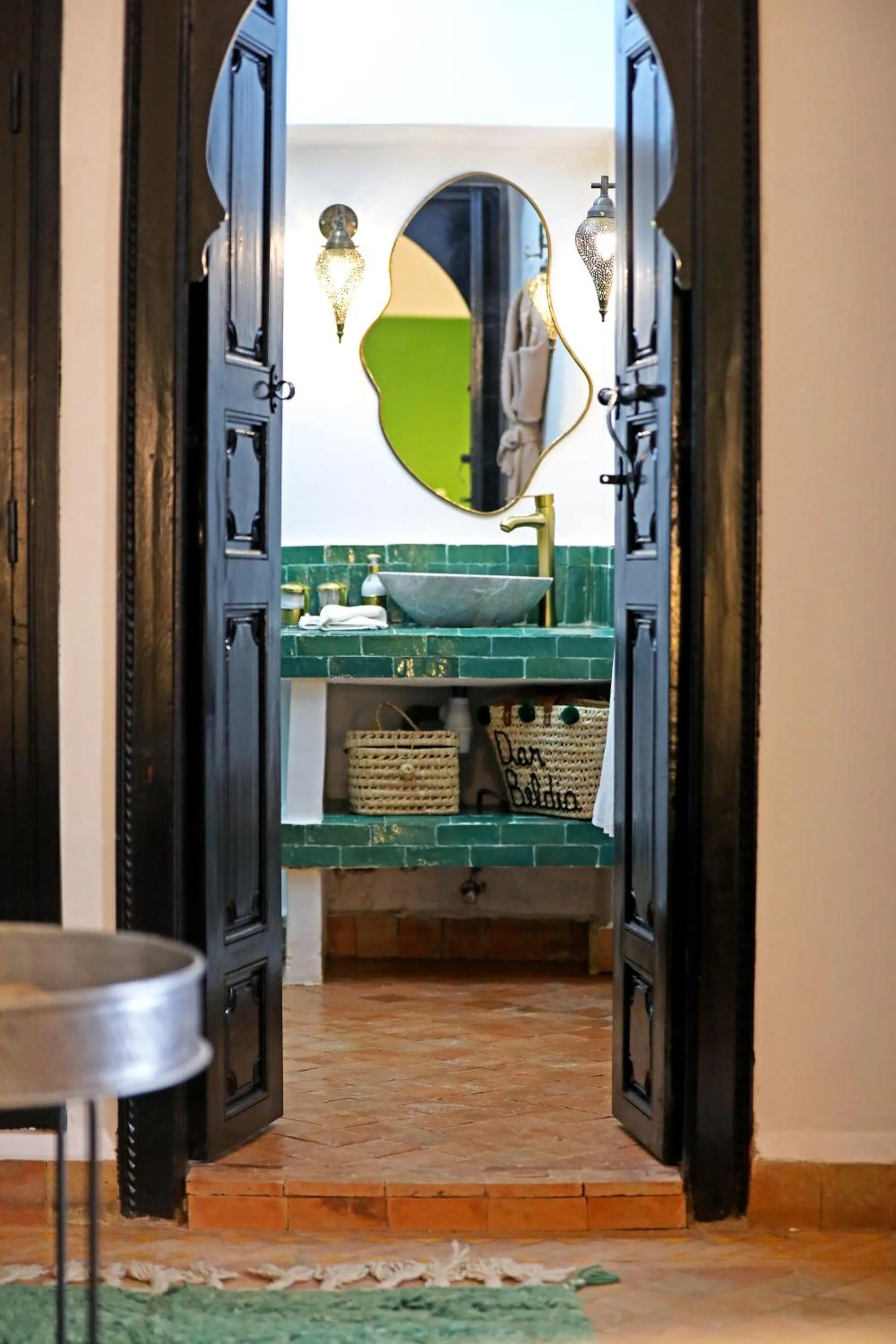 Bathroom in Riad Dar Beldia and Spa