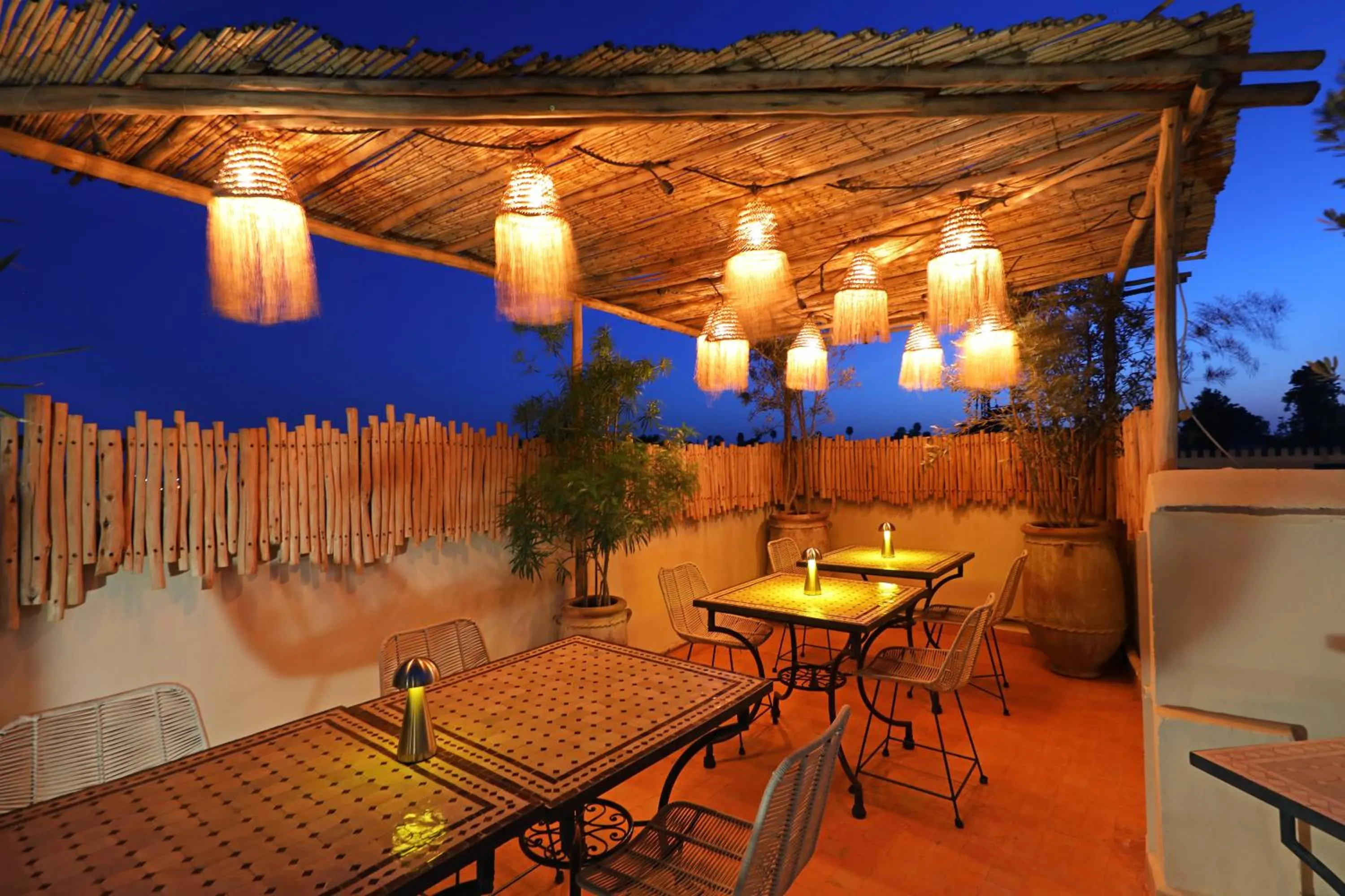 Balcony/Terrace in Riad Dar Beldia and Spa