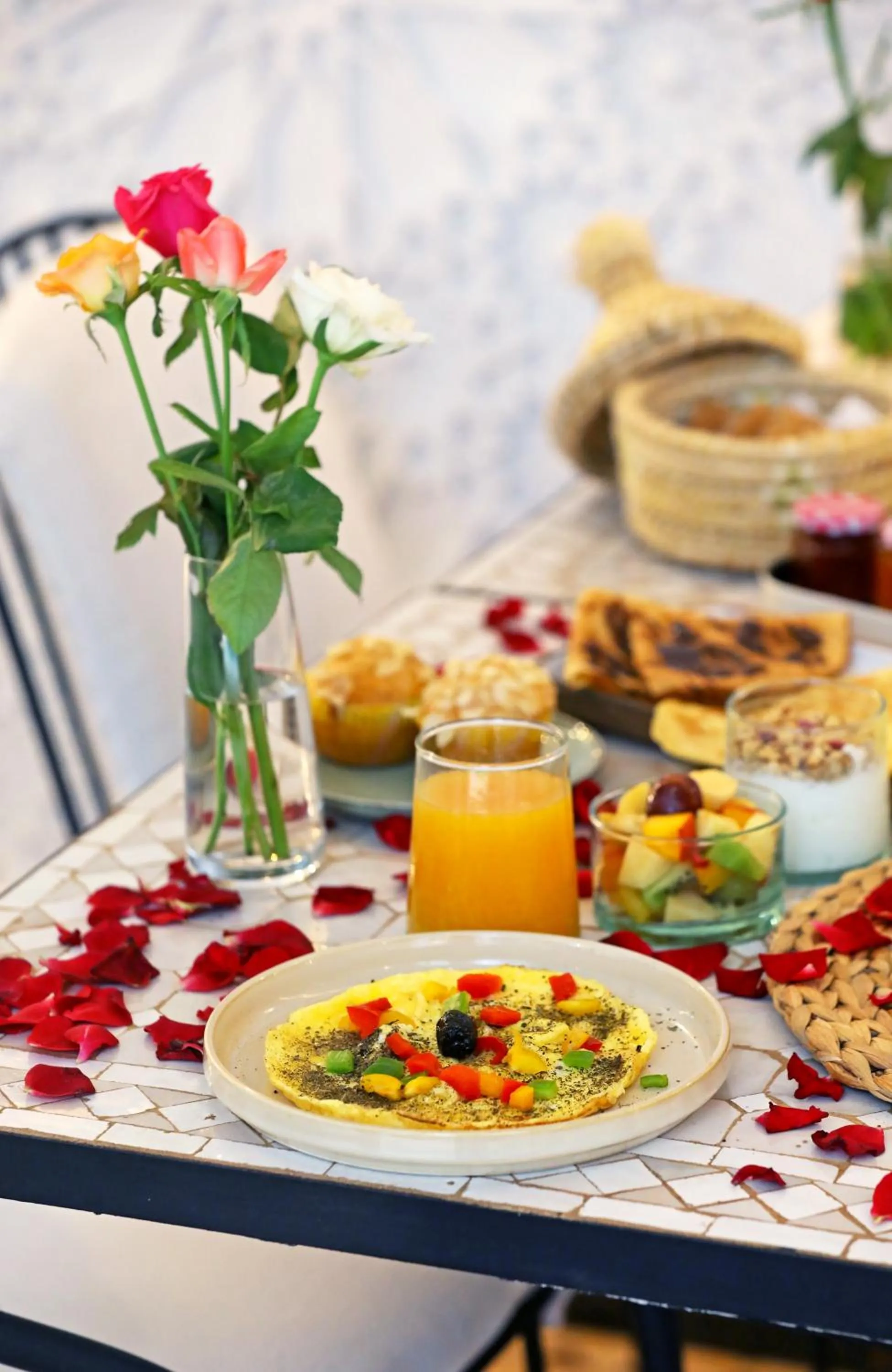 Food and drinks in Riad Dar Beldia and Spa