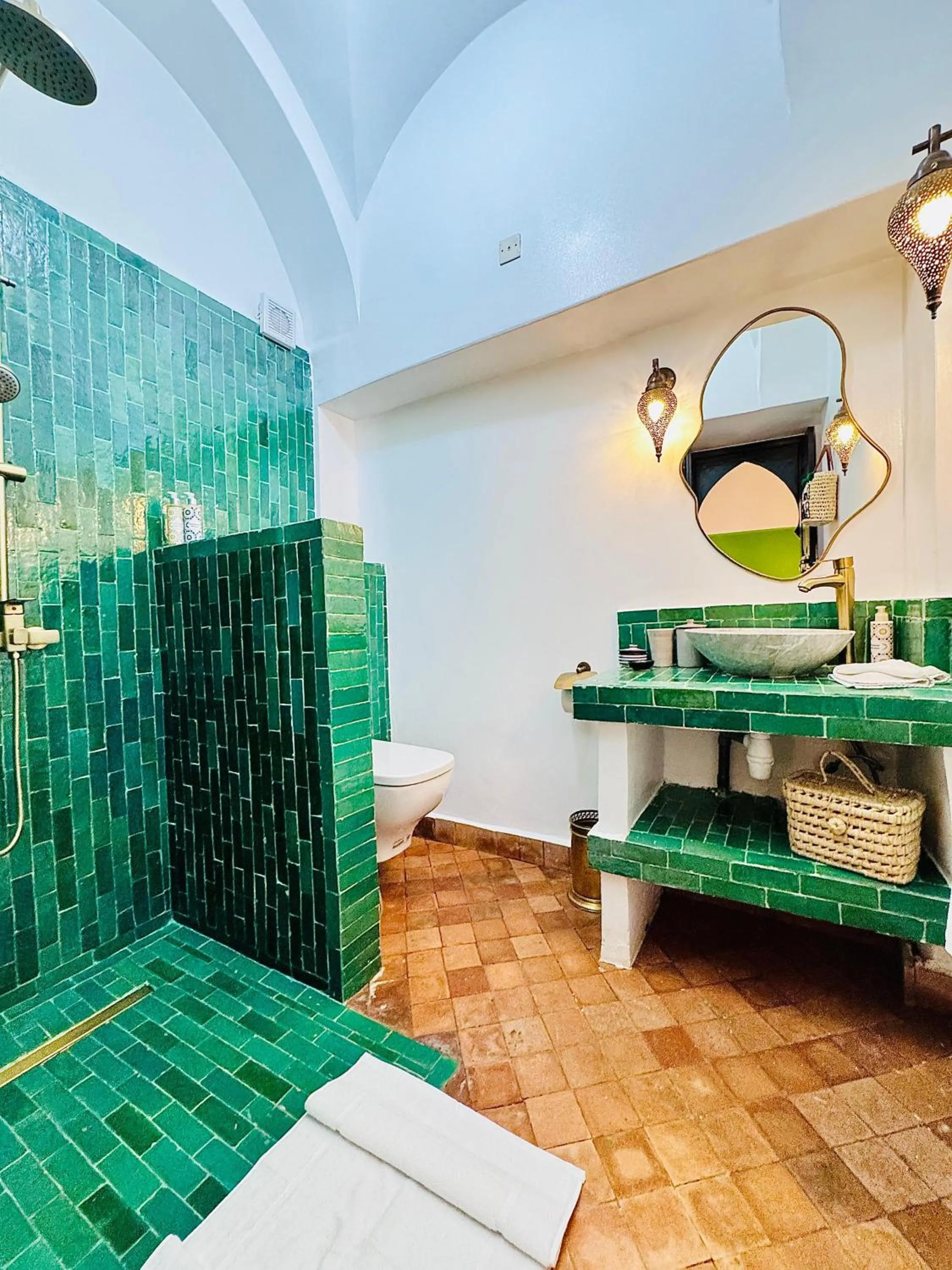 Bathroom in Riad Dar Beldia and Spa