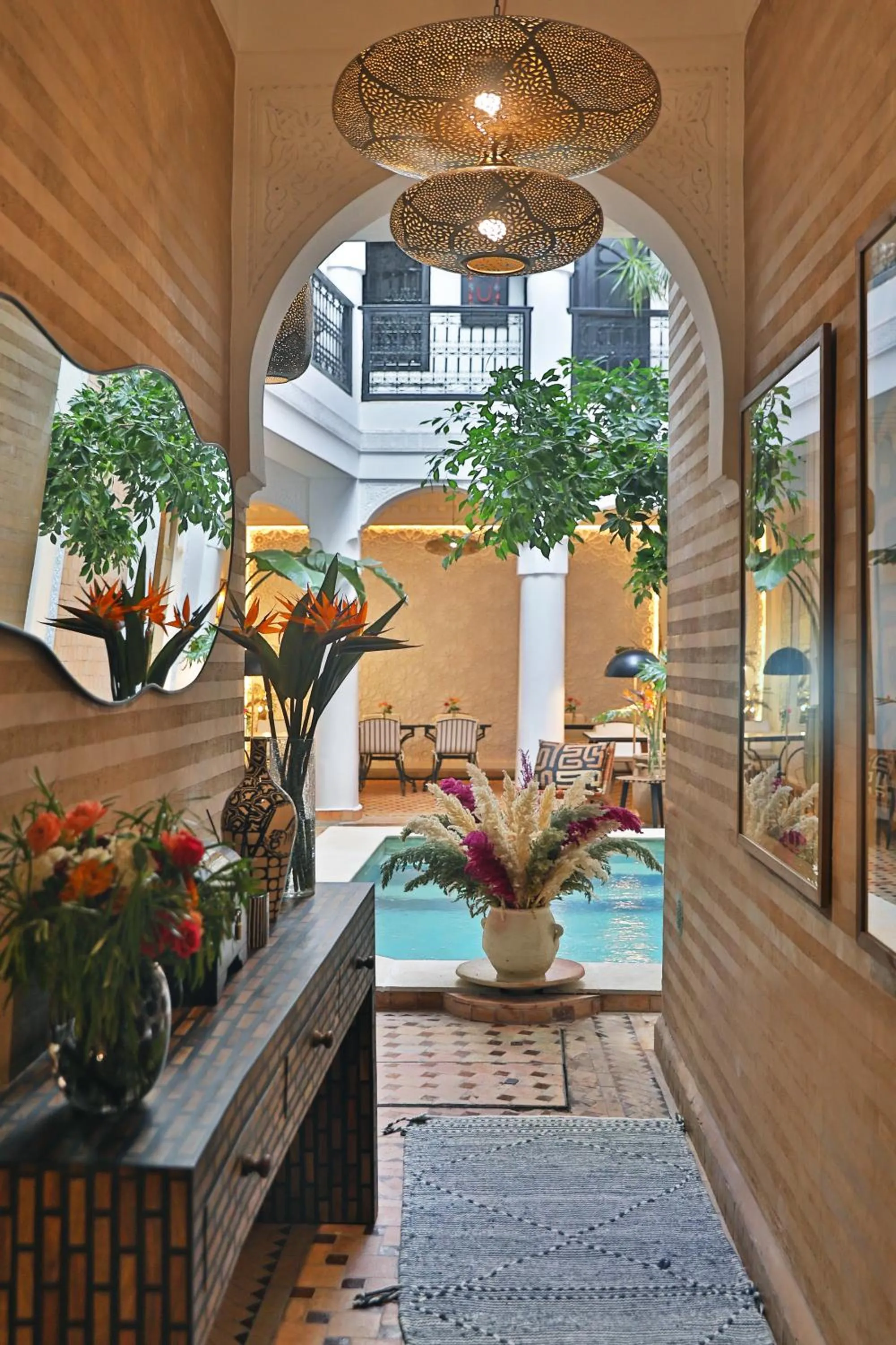 Patio in Riad Dar Beldia and Spa