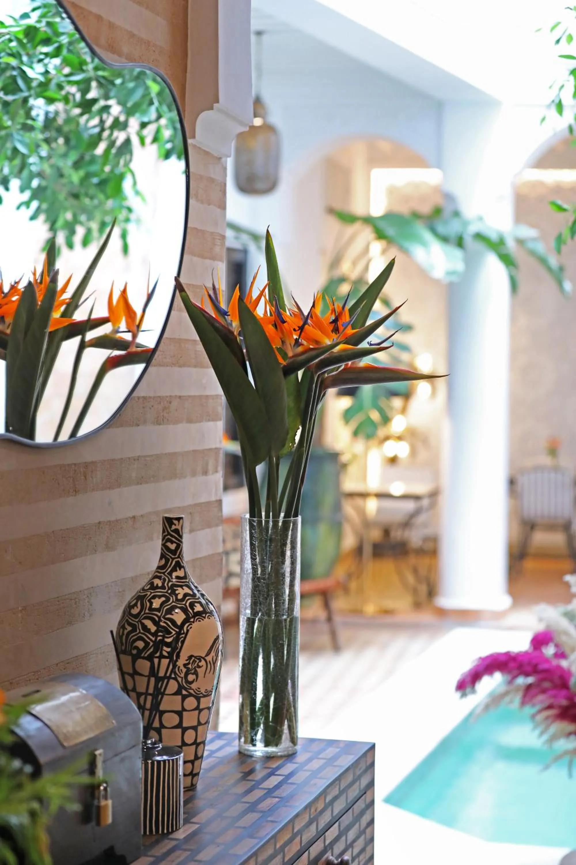 Patio in Riad Dar Beldia and Spa