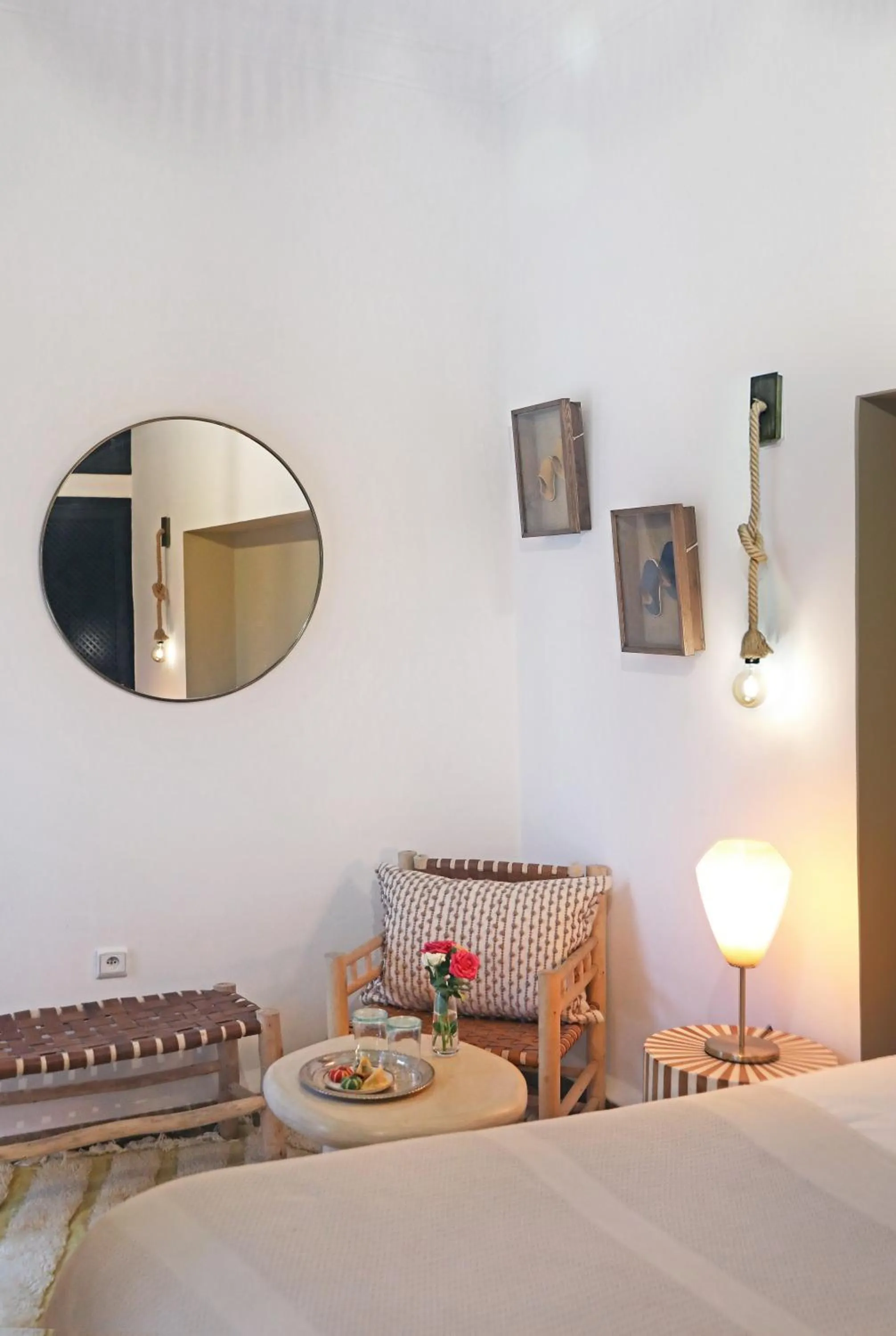 Bedroom, Bed in Riad Dar Beldia and Spa