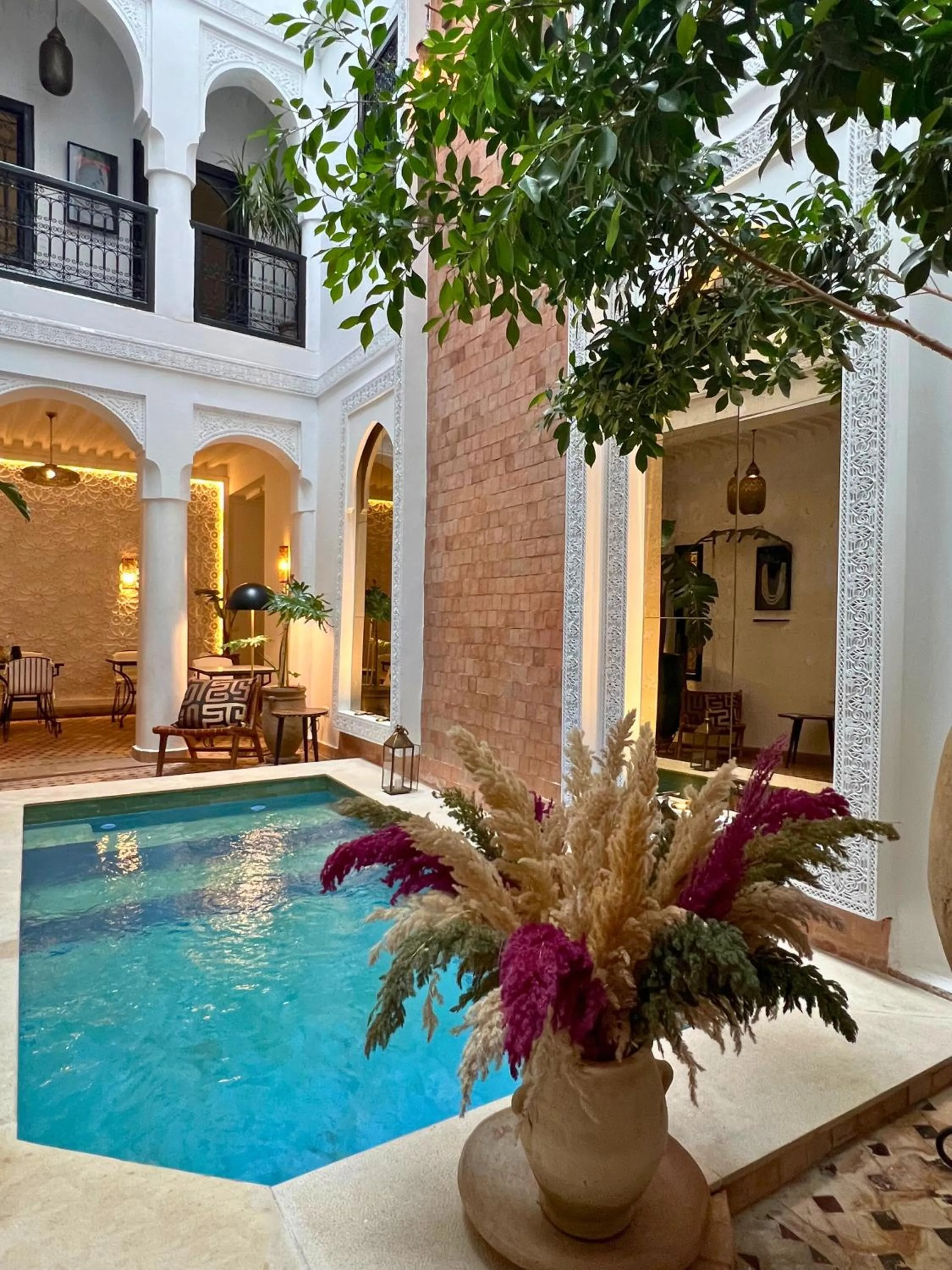 Swimming pool in Riad Dar Beldia and Spa