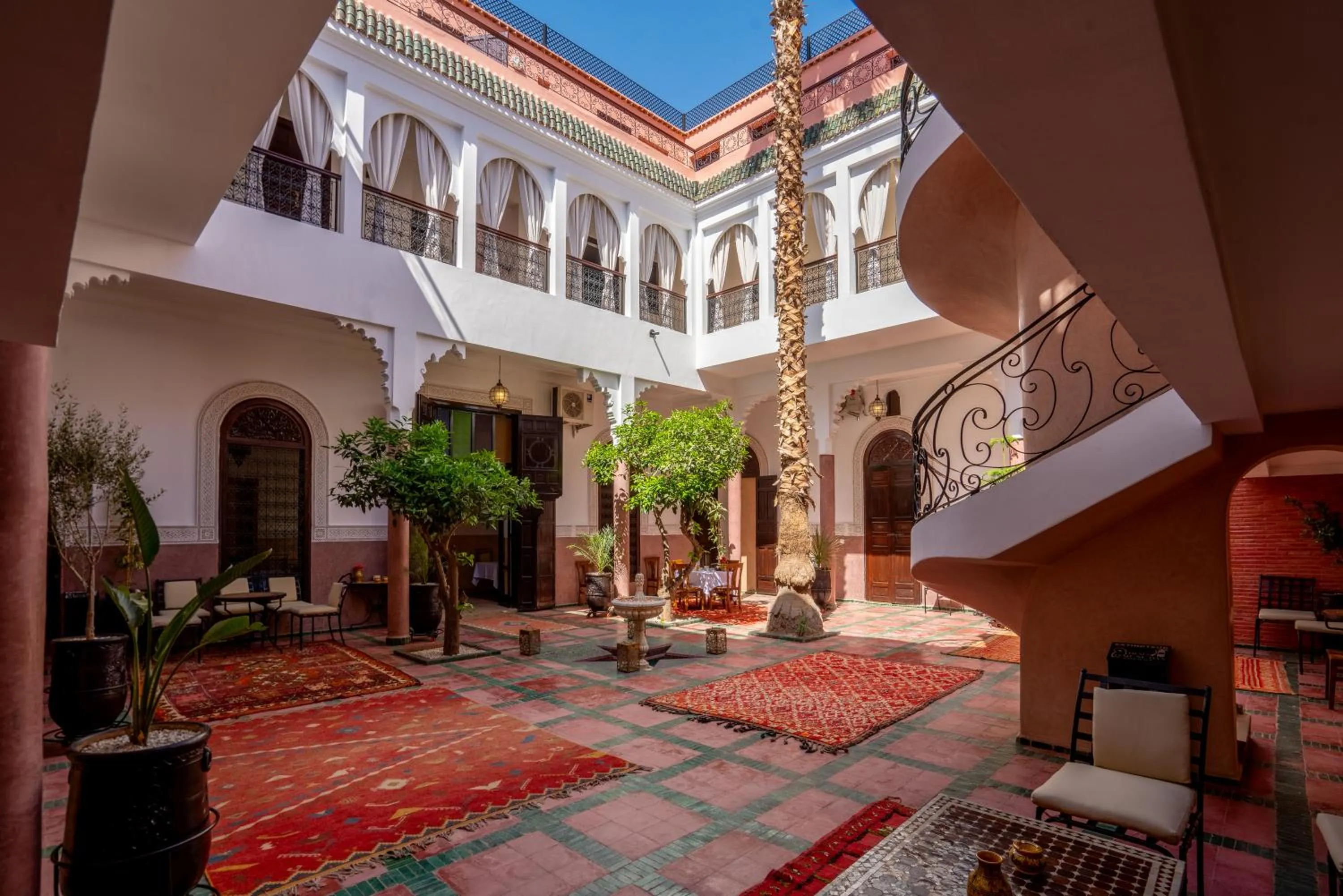 Patio in riad dar nejma & Spa