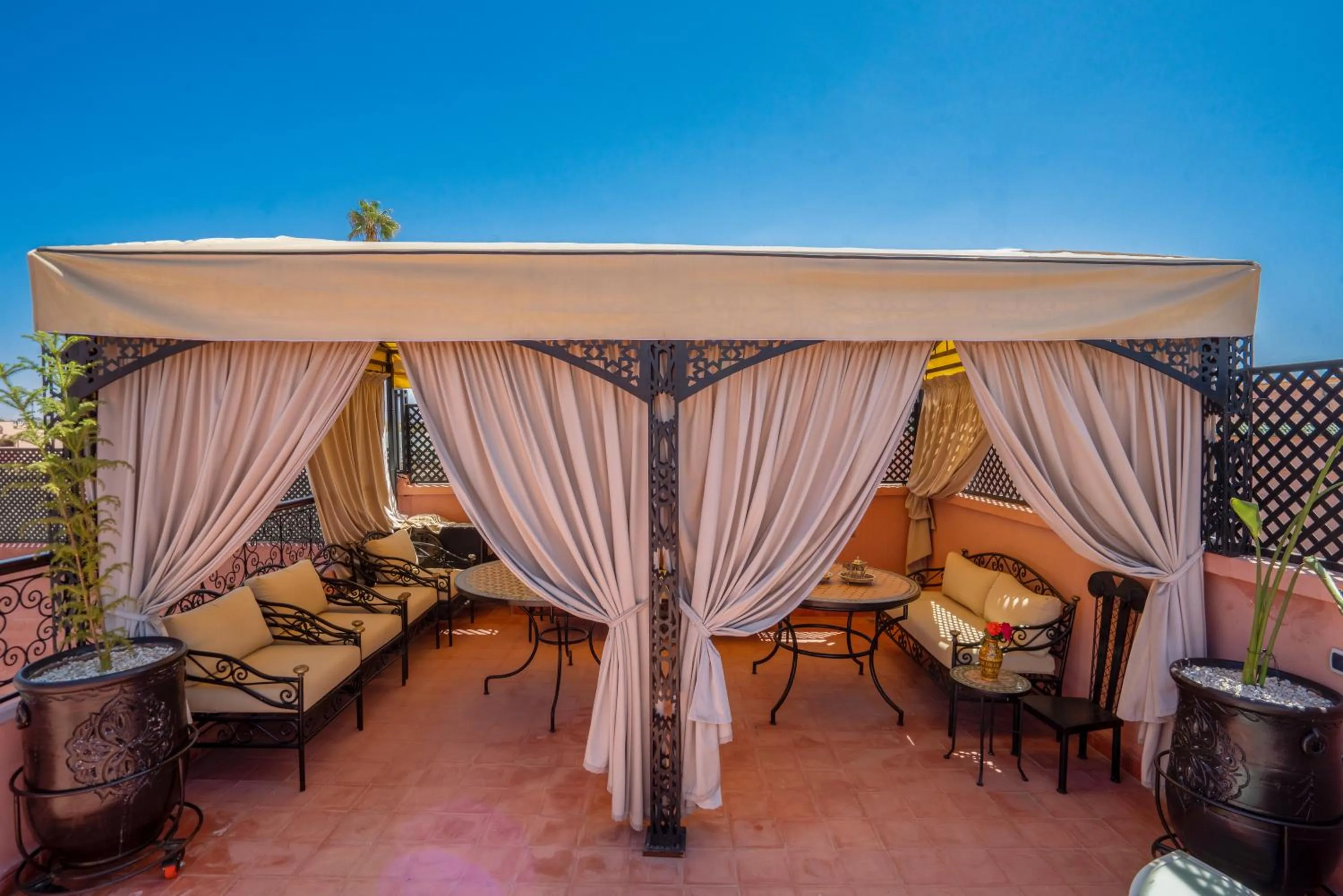 Balcony/Terrace in riad dar nejma & Spa