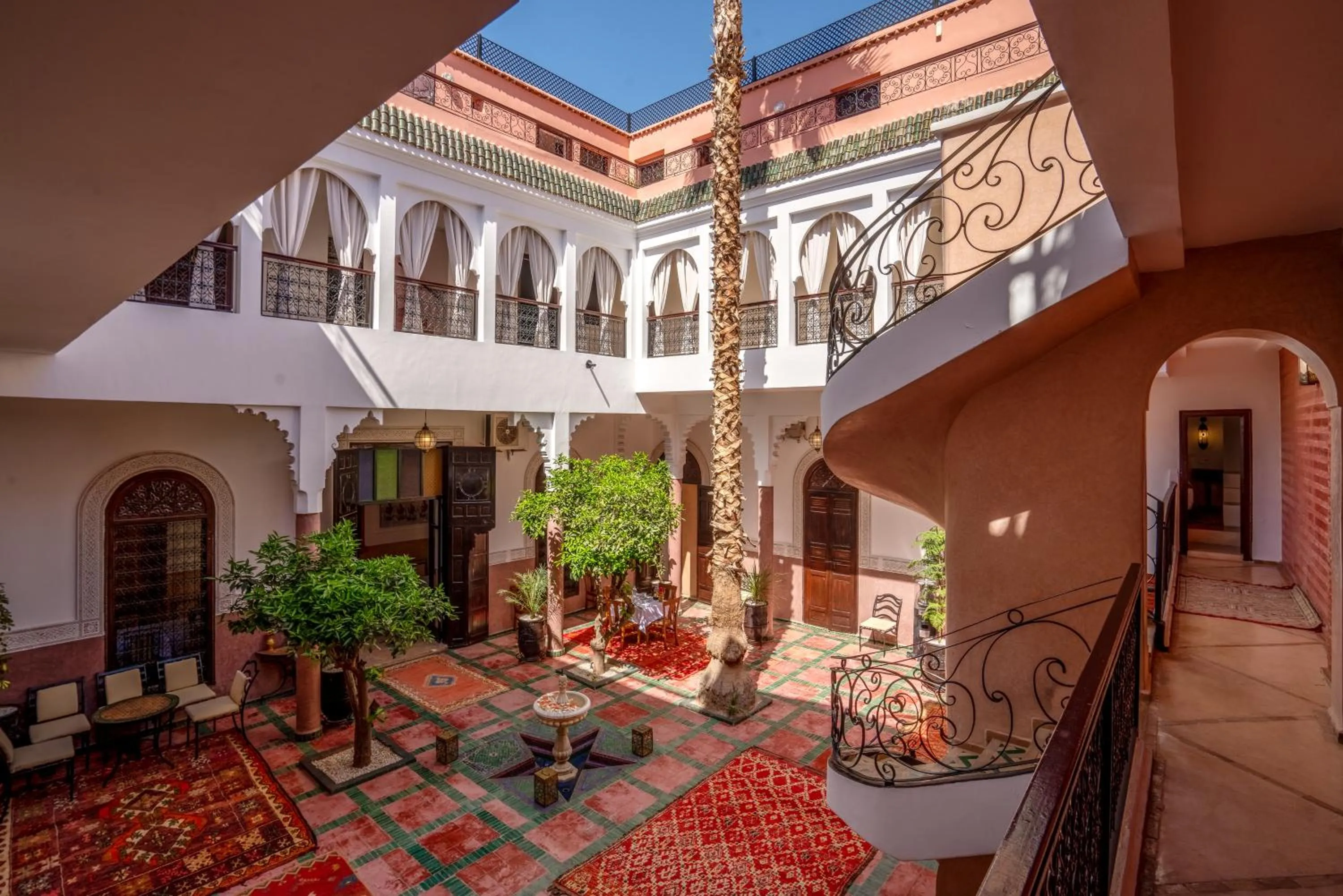 Patio in riad dar nejma & Spa