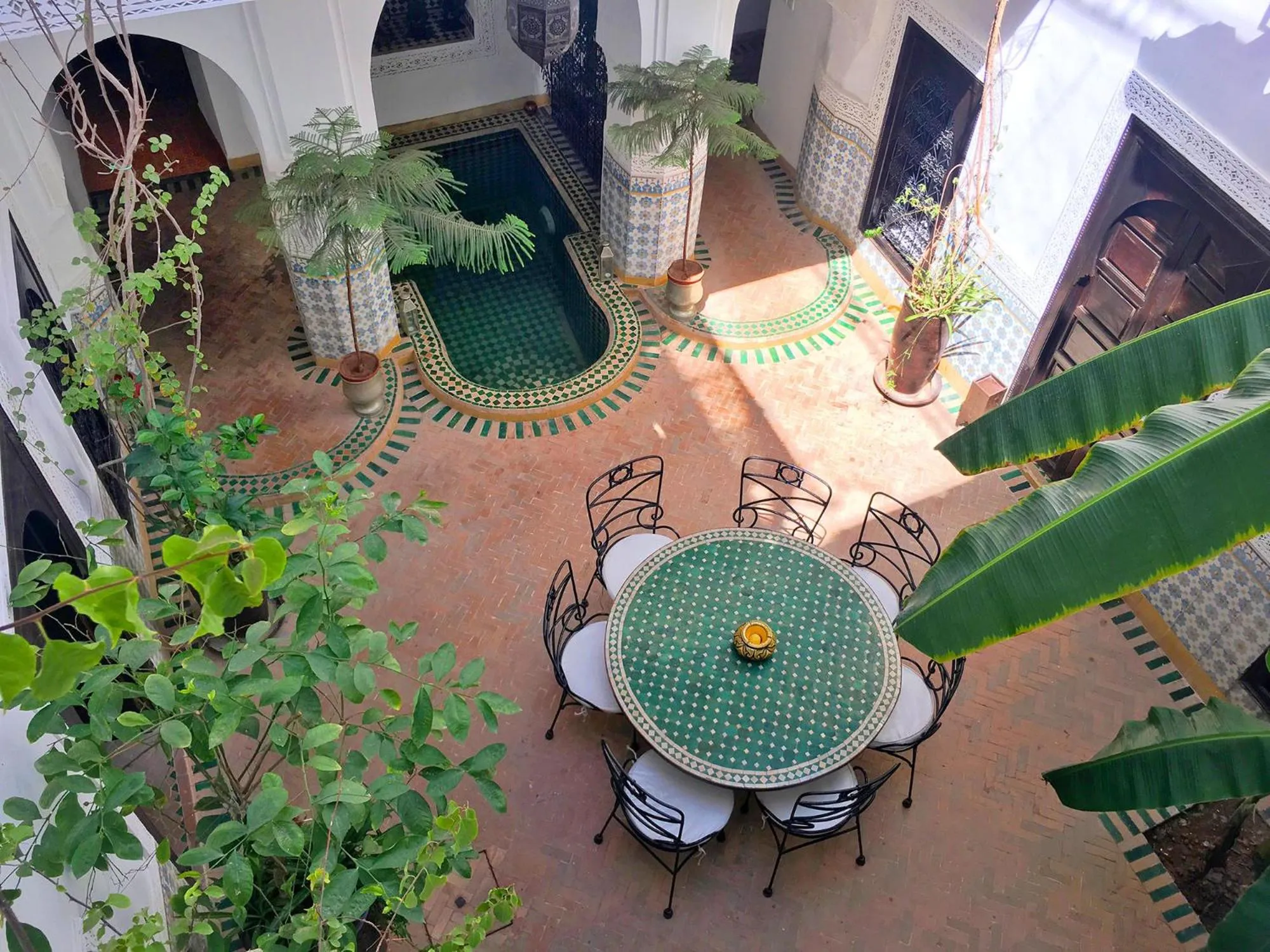 Bird's eye view in Riad Al Mamoune