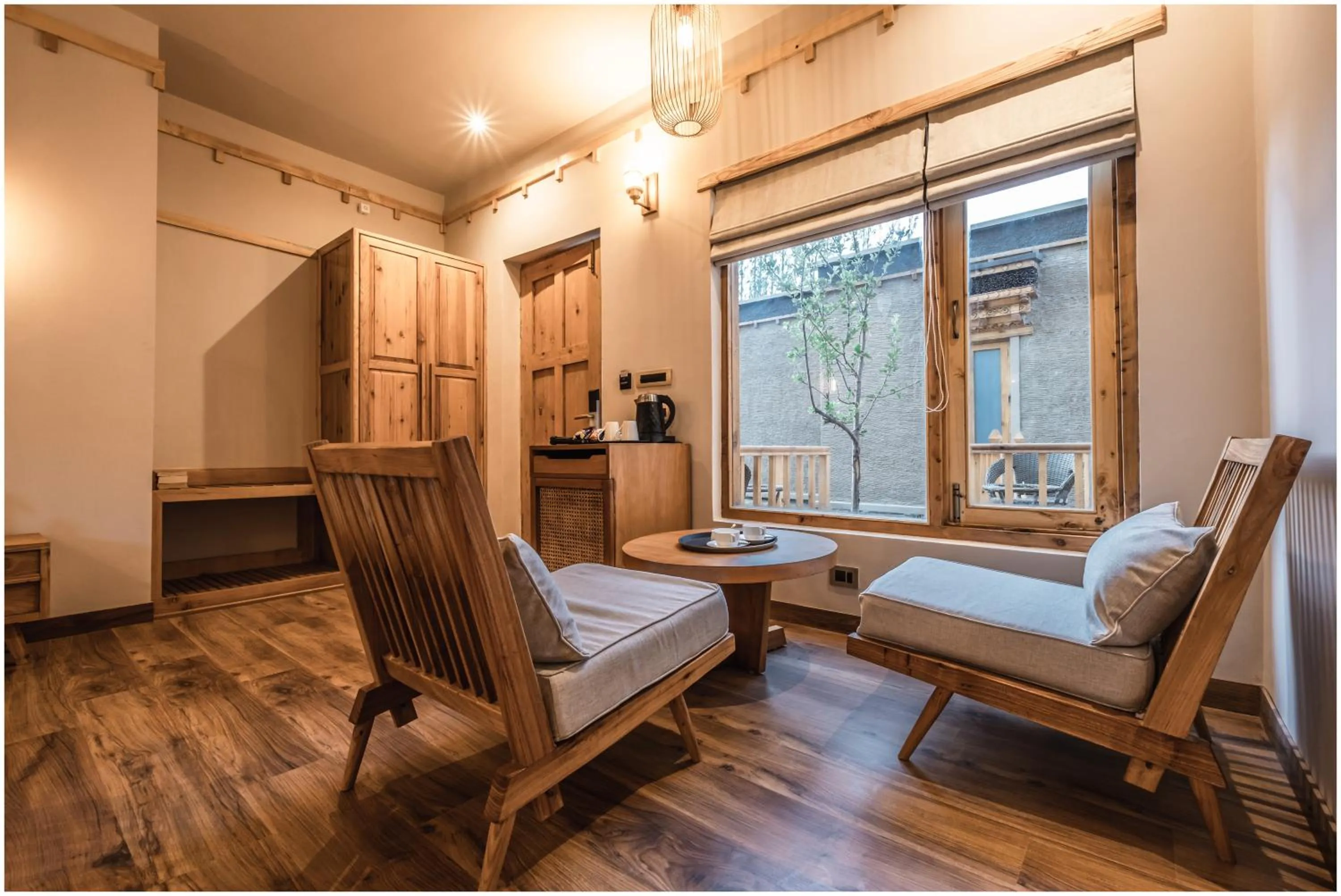 View (from property/room) in essence AT LADAKH