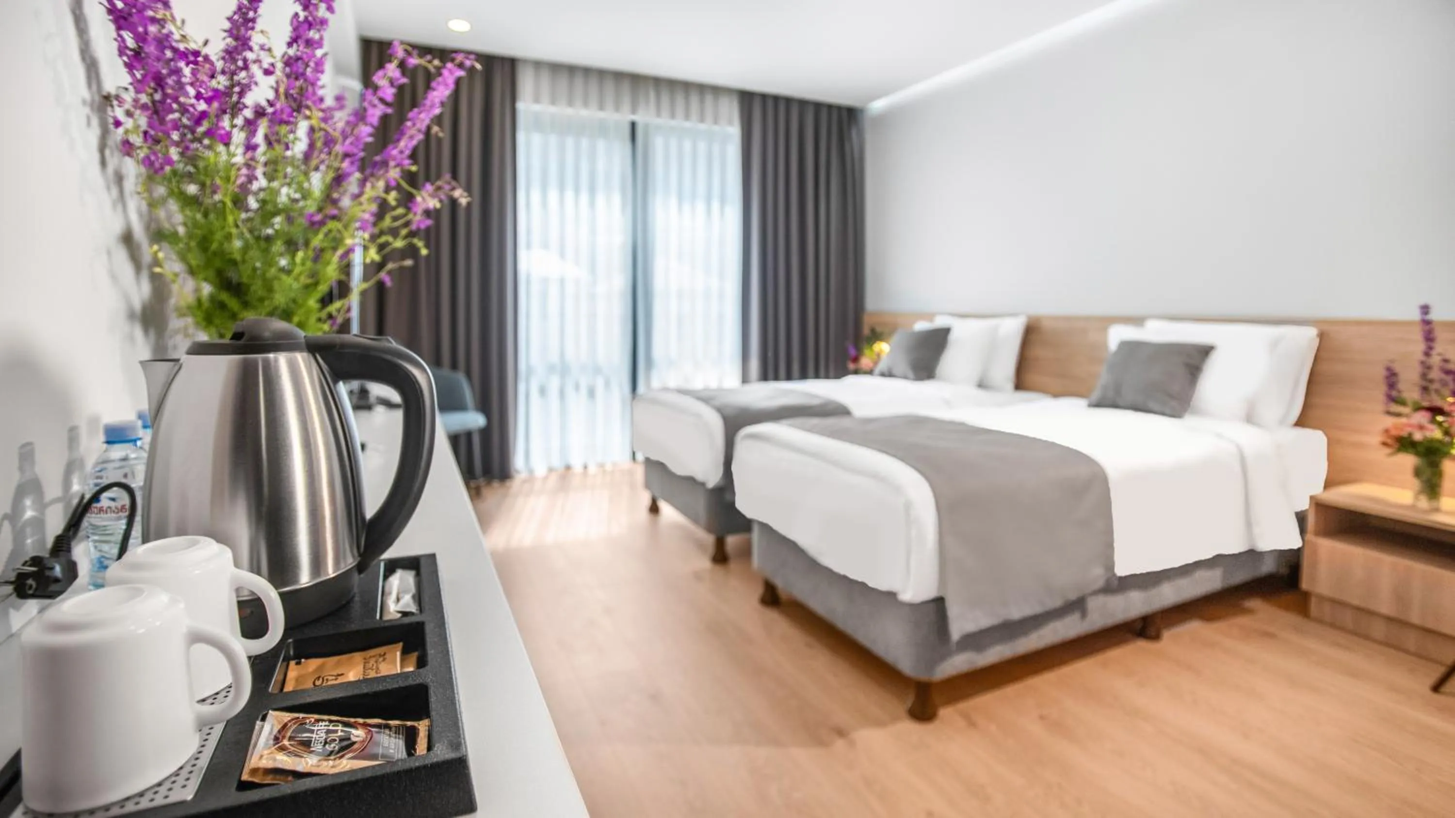 Bedroom, Bed in Hotel Memoir Kazbegi by DNT Group