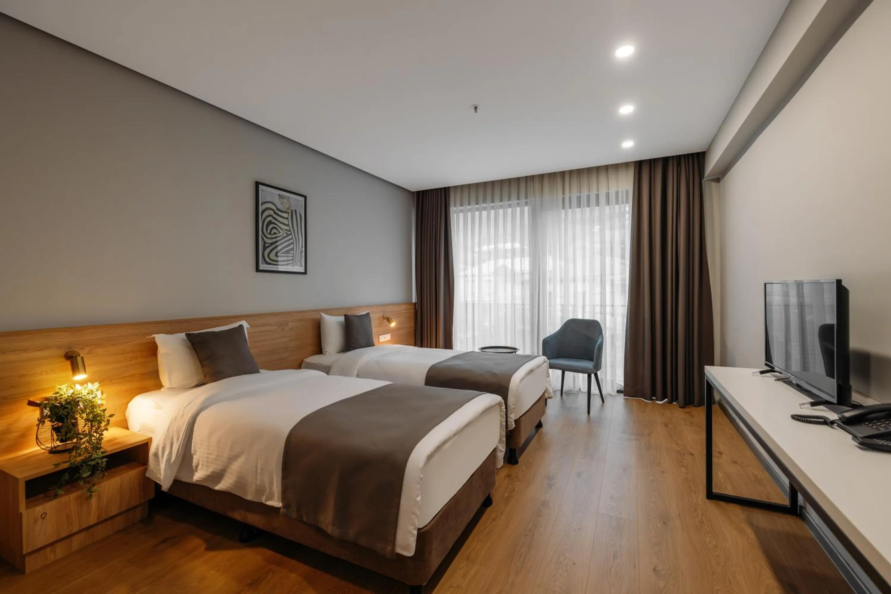 Bedroom, Bed in Hotel Memoir Kazbegi by DNT Group