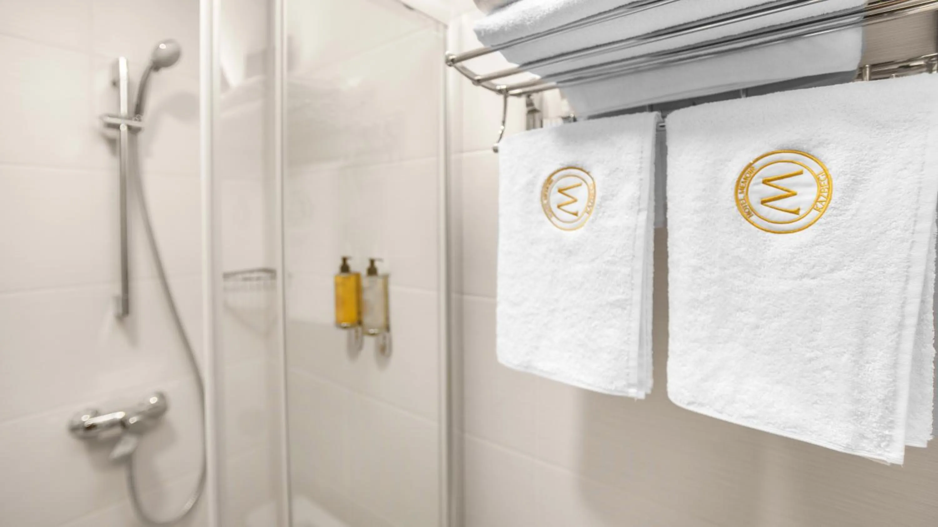 Bathroom in Hotel Memoir Kazbegi by DNT Group