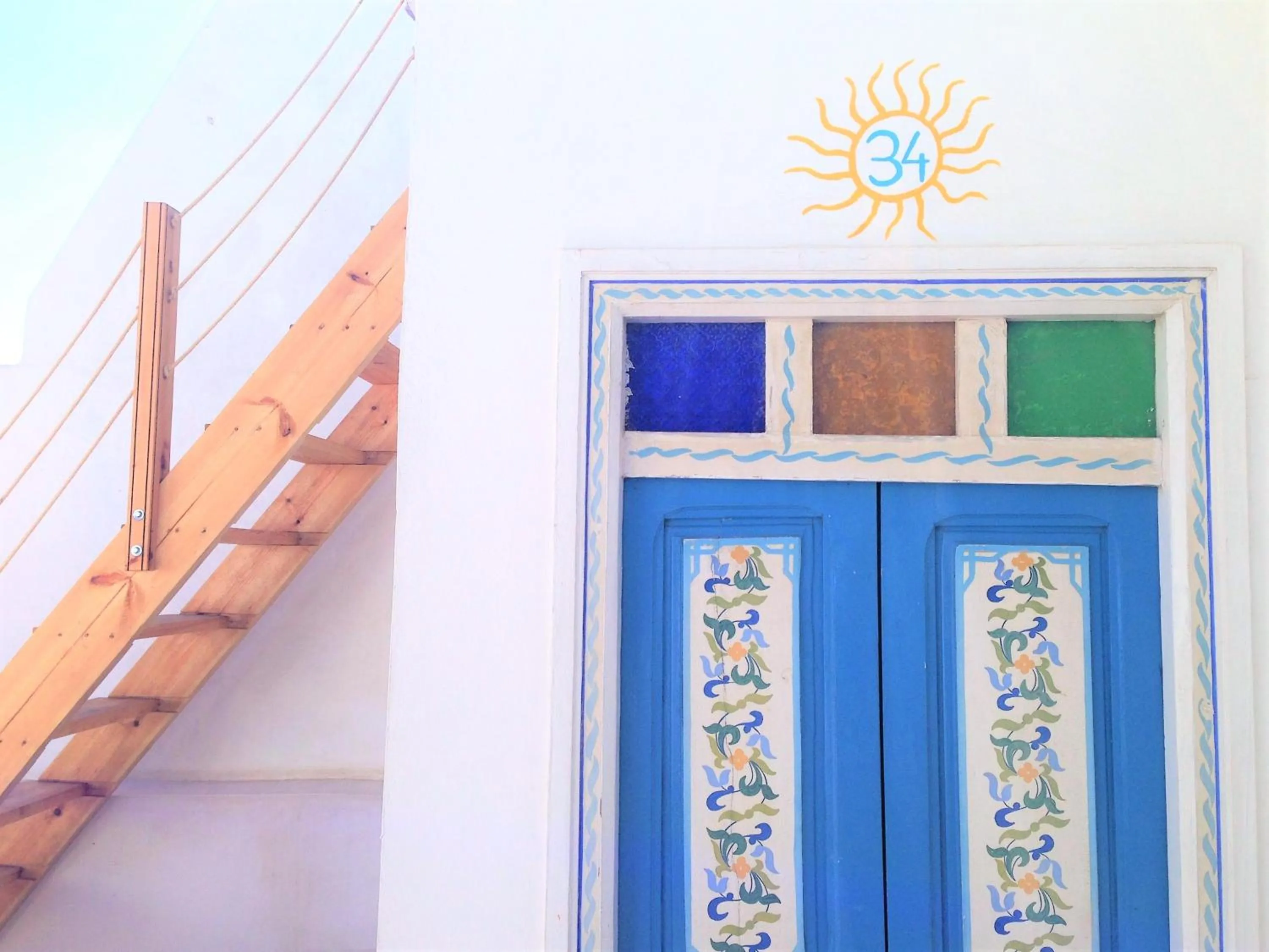 Decorative detail in Hôtel Emeraude Essaouira