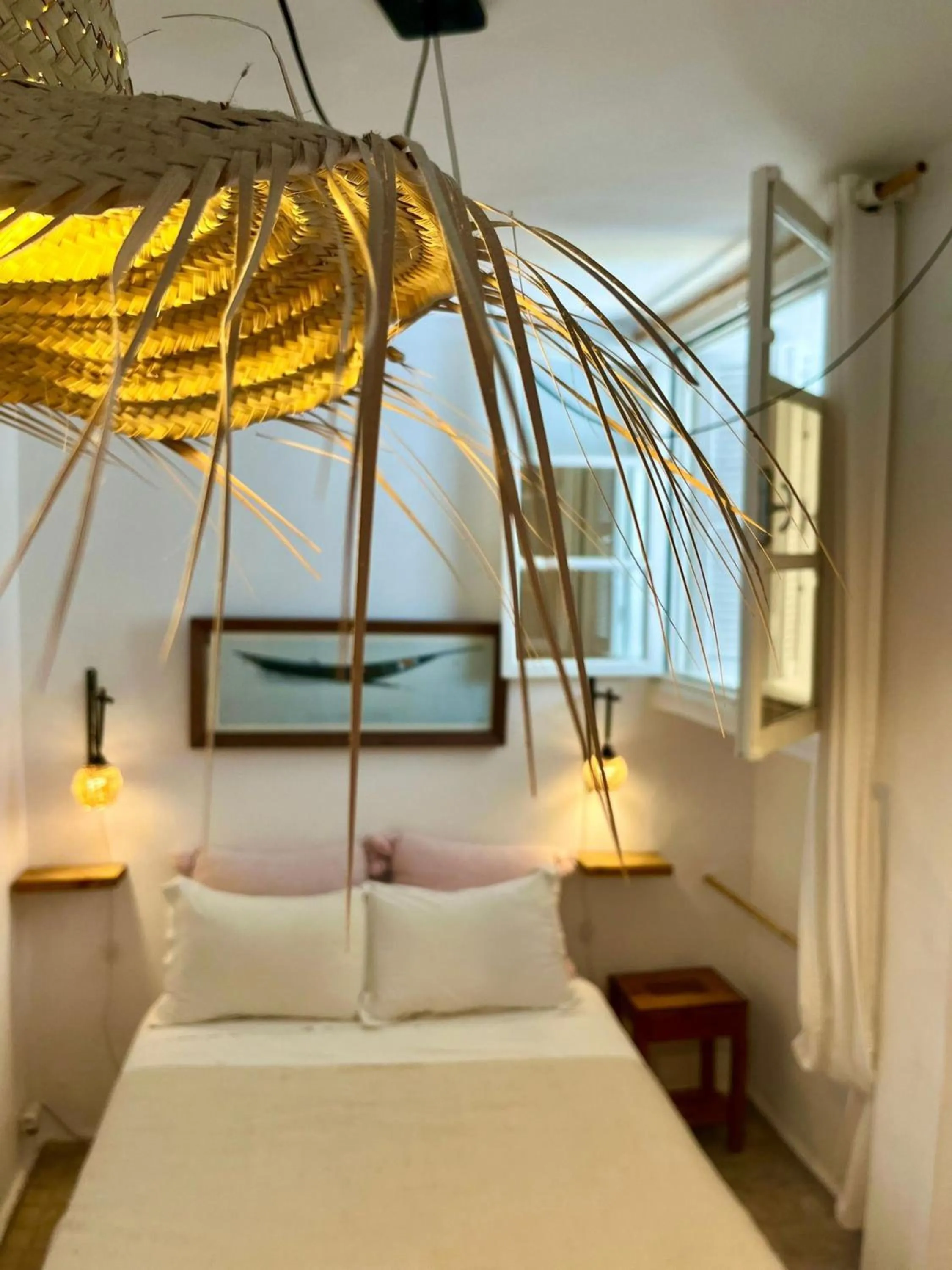 Photo of the whole room, Bed in Hôtel Emeraude Essaouira