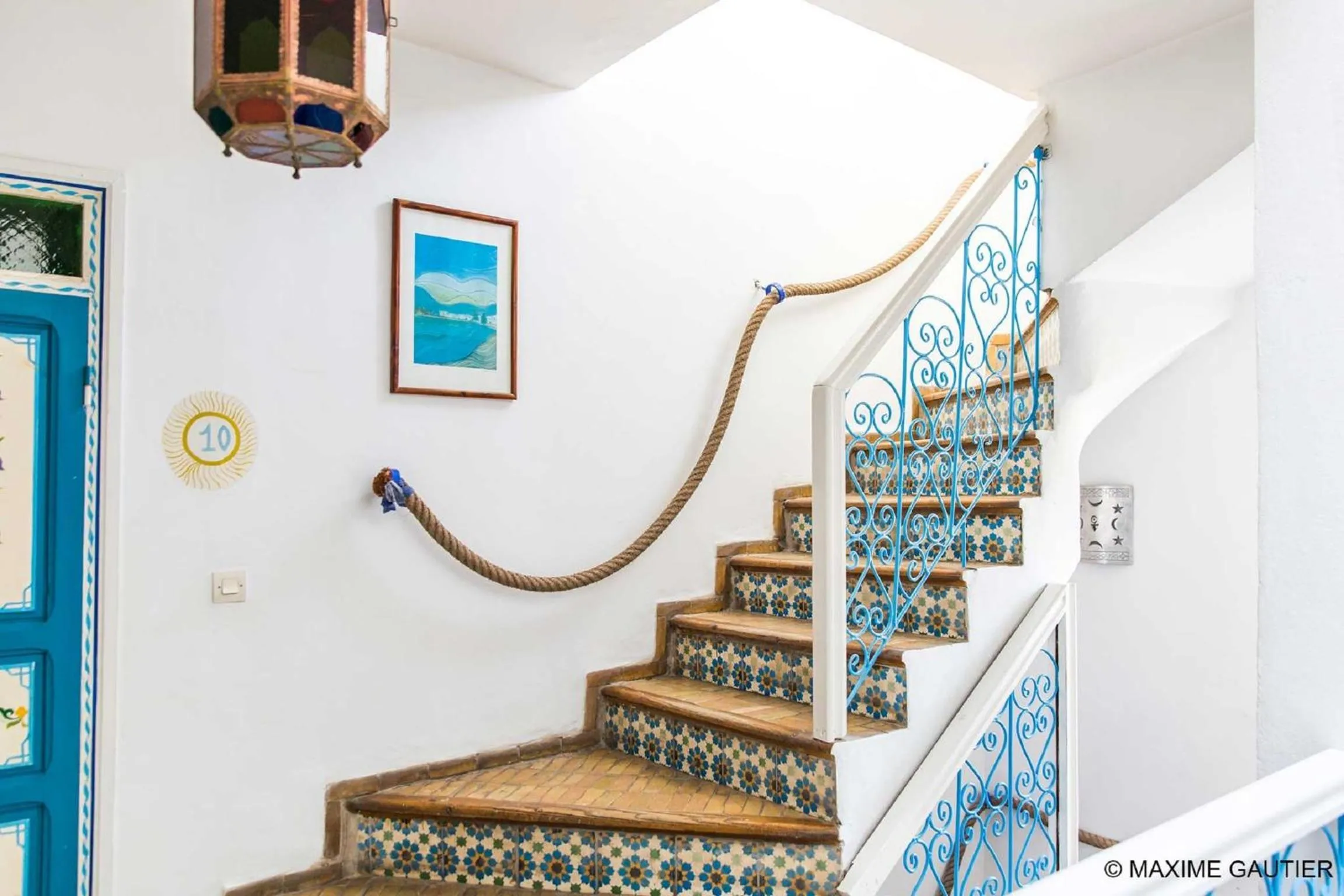 Balcony/Terrace in Hôtel Emeraude Essaouira