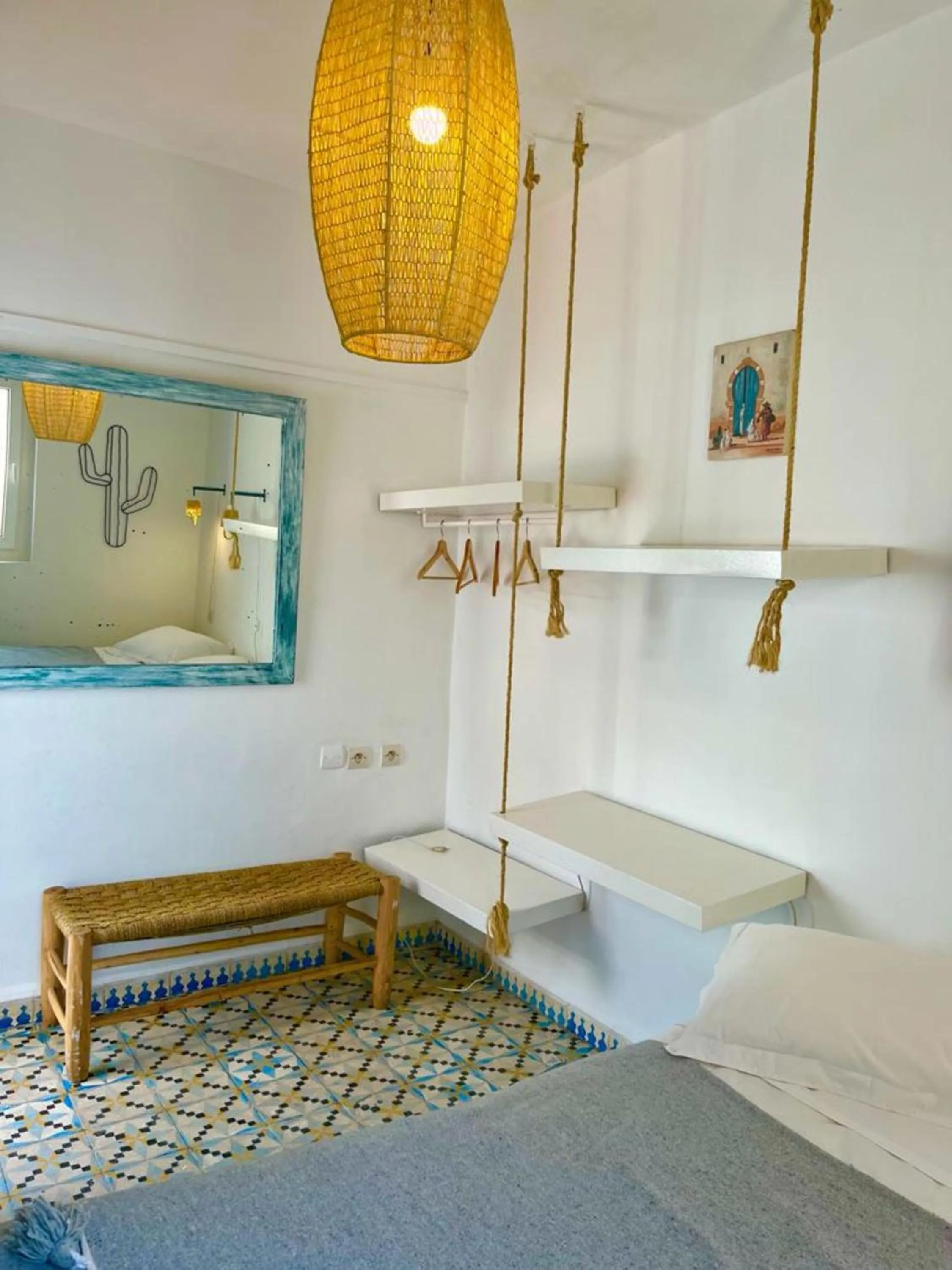 Bedroom in Hôtel Emeraude Essaouira