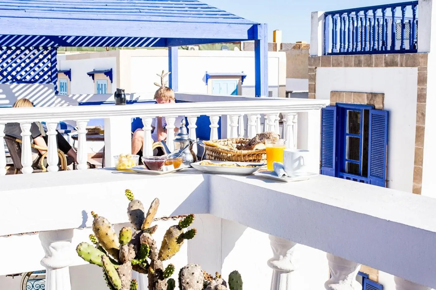 Balcony/Terrace in Hôtel Emeraude Essaouira