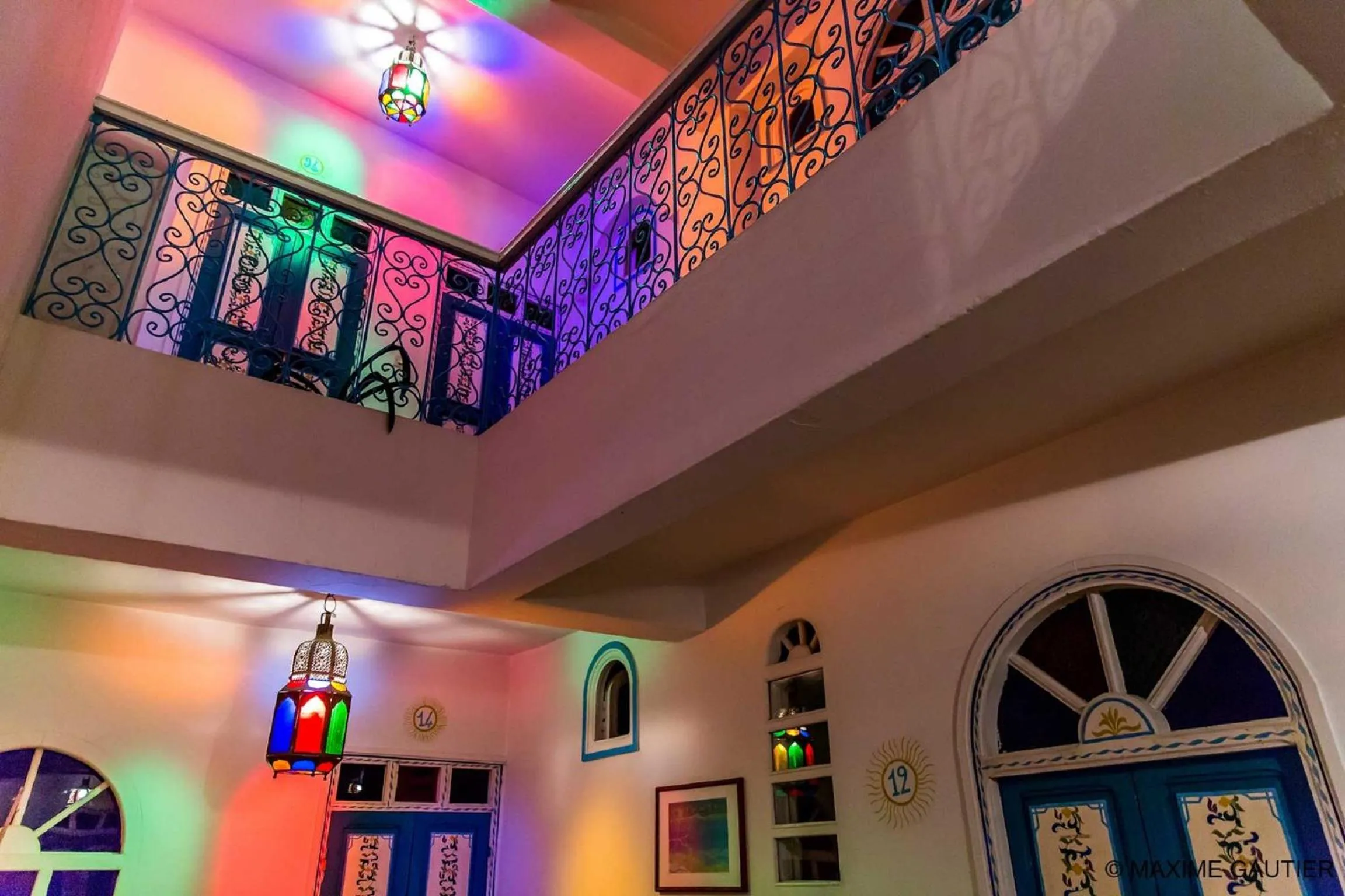 Patio in Hôtel Emeraude Essaouira