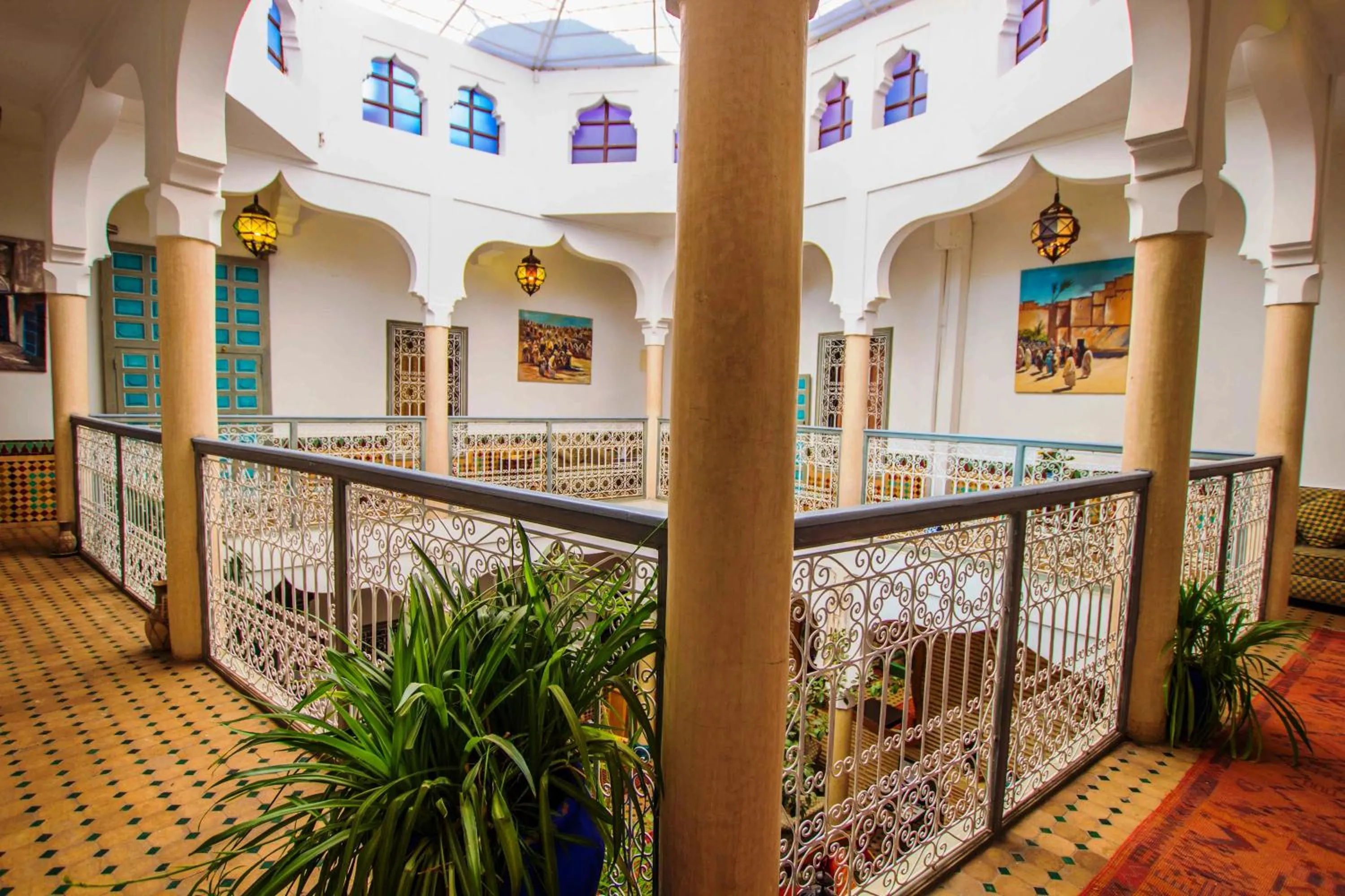 Patio in Riad Zinoun & Spa 11 Rooms