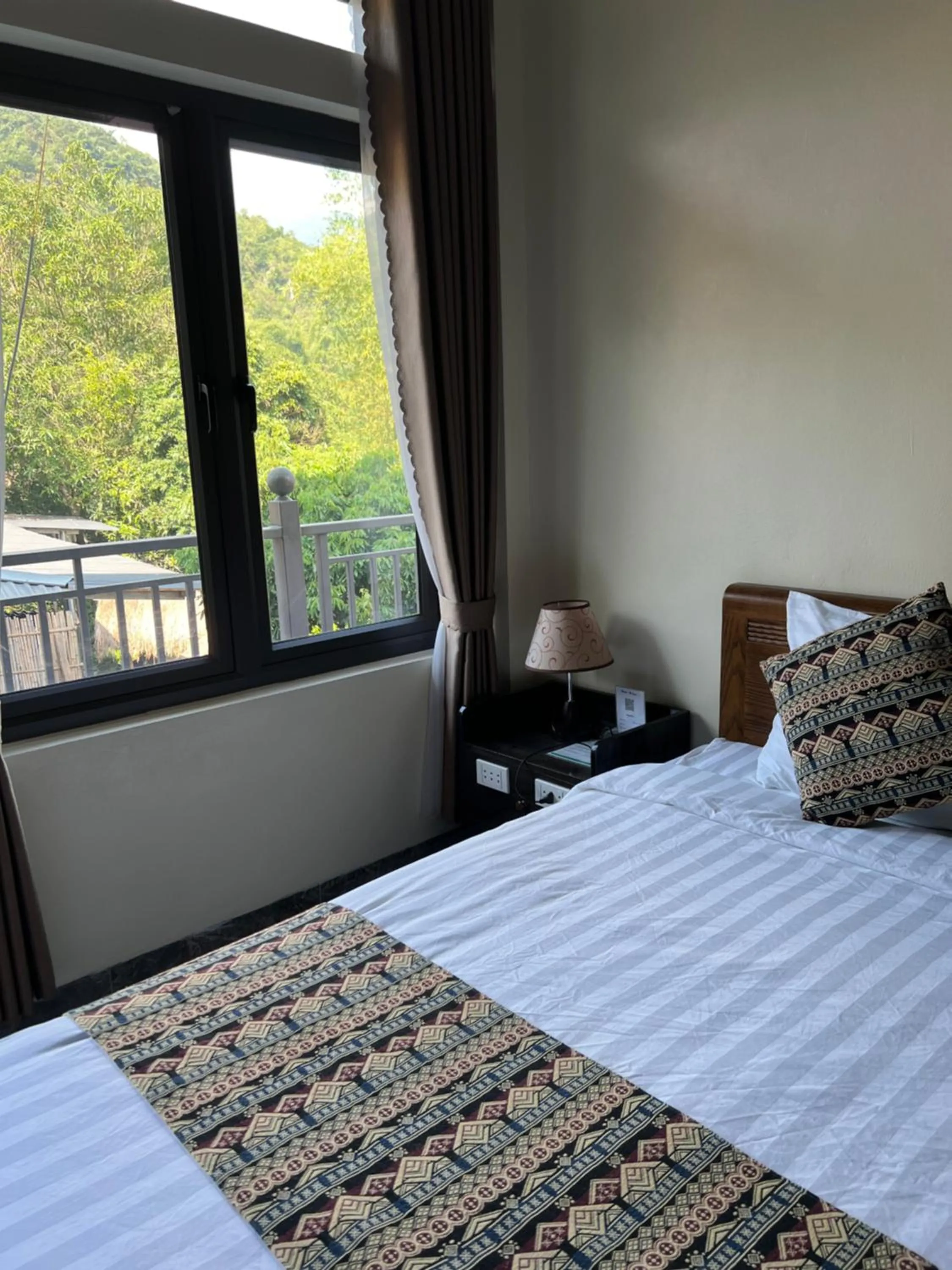Bed in Duong Thim Homestay Mai Chau