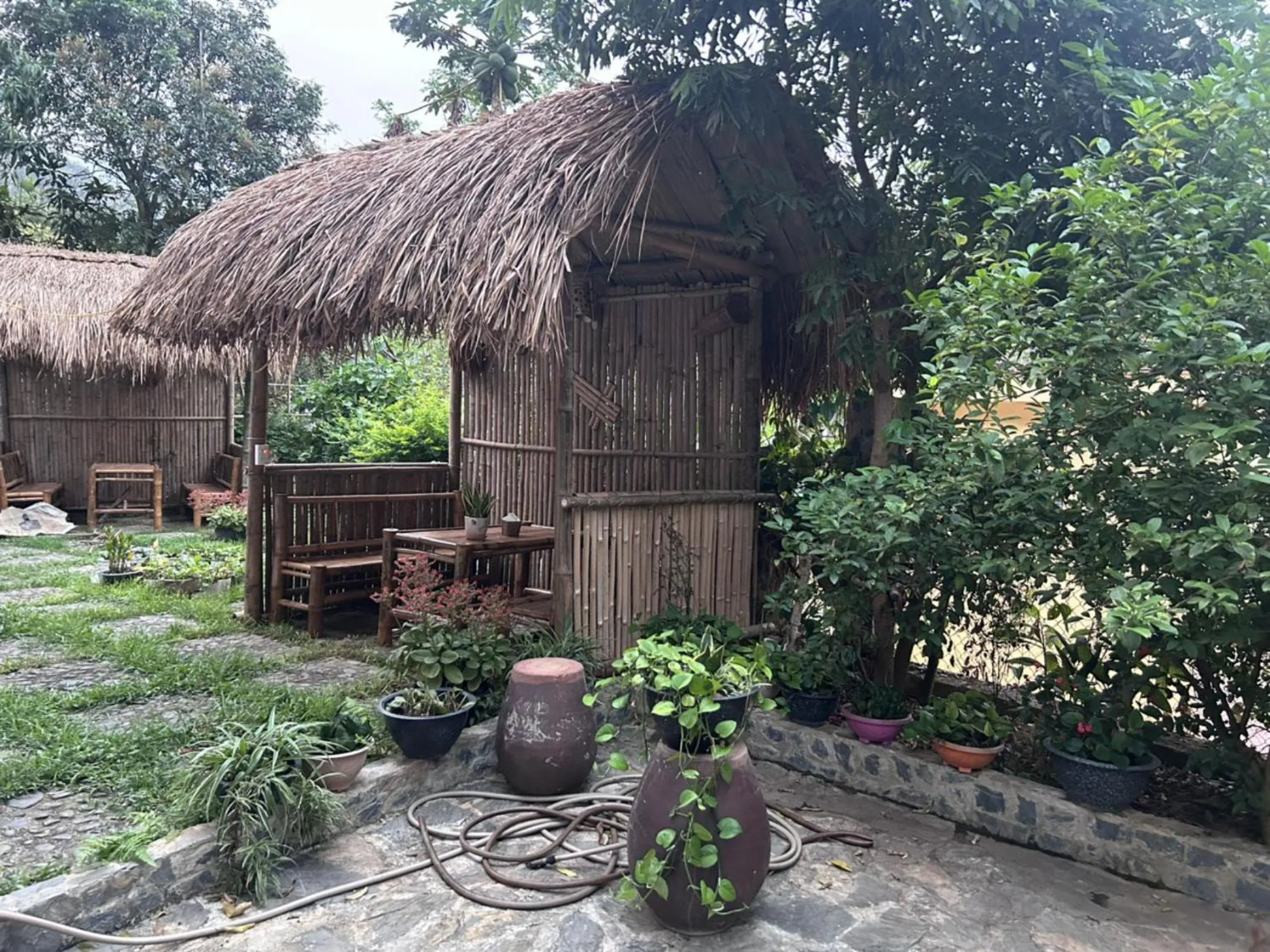 Garden in Duong Thim Homestay Mai Chau
