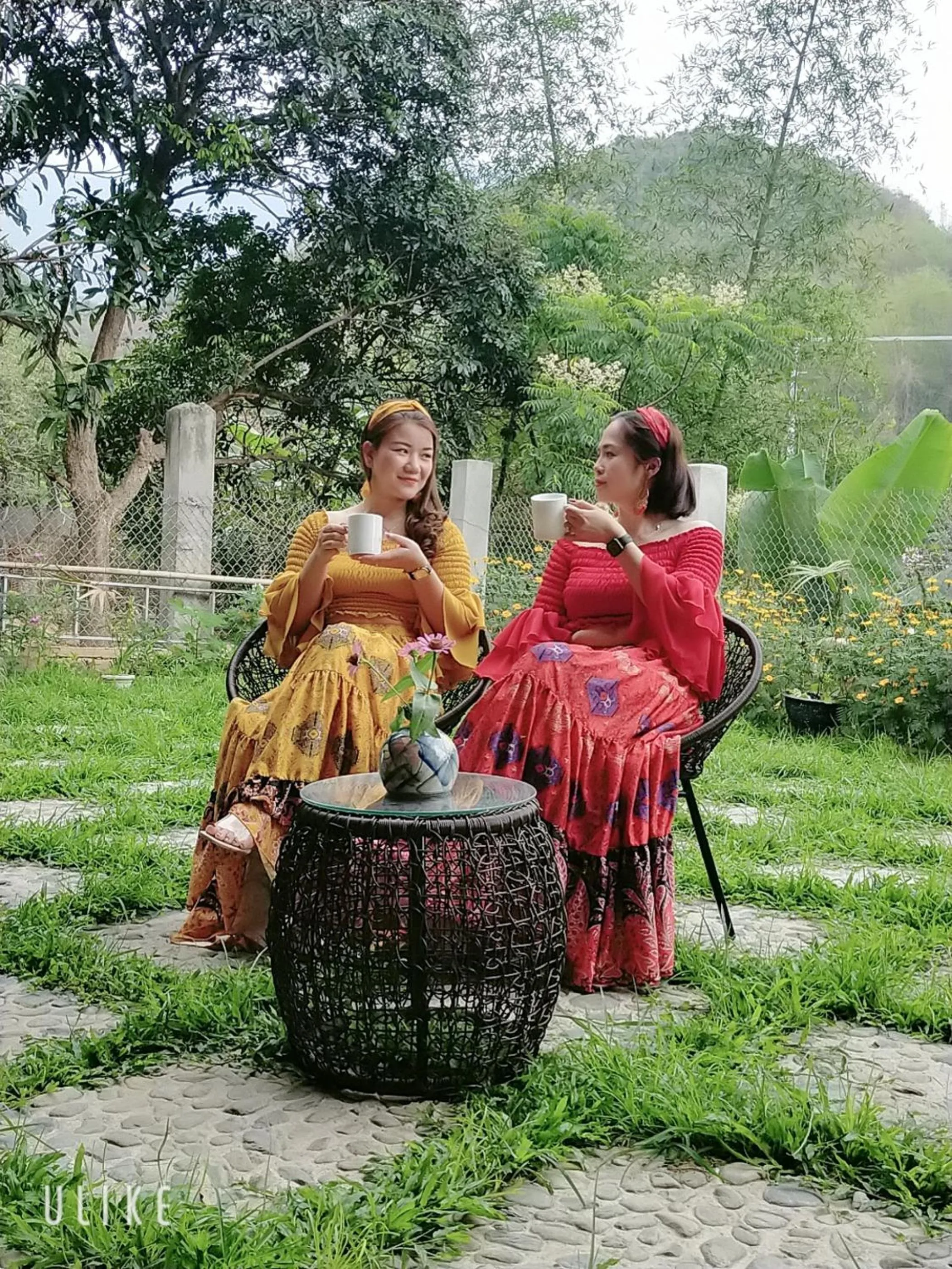 Garden in Duong Thim Homestay Mai Chau