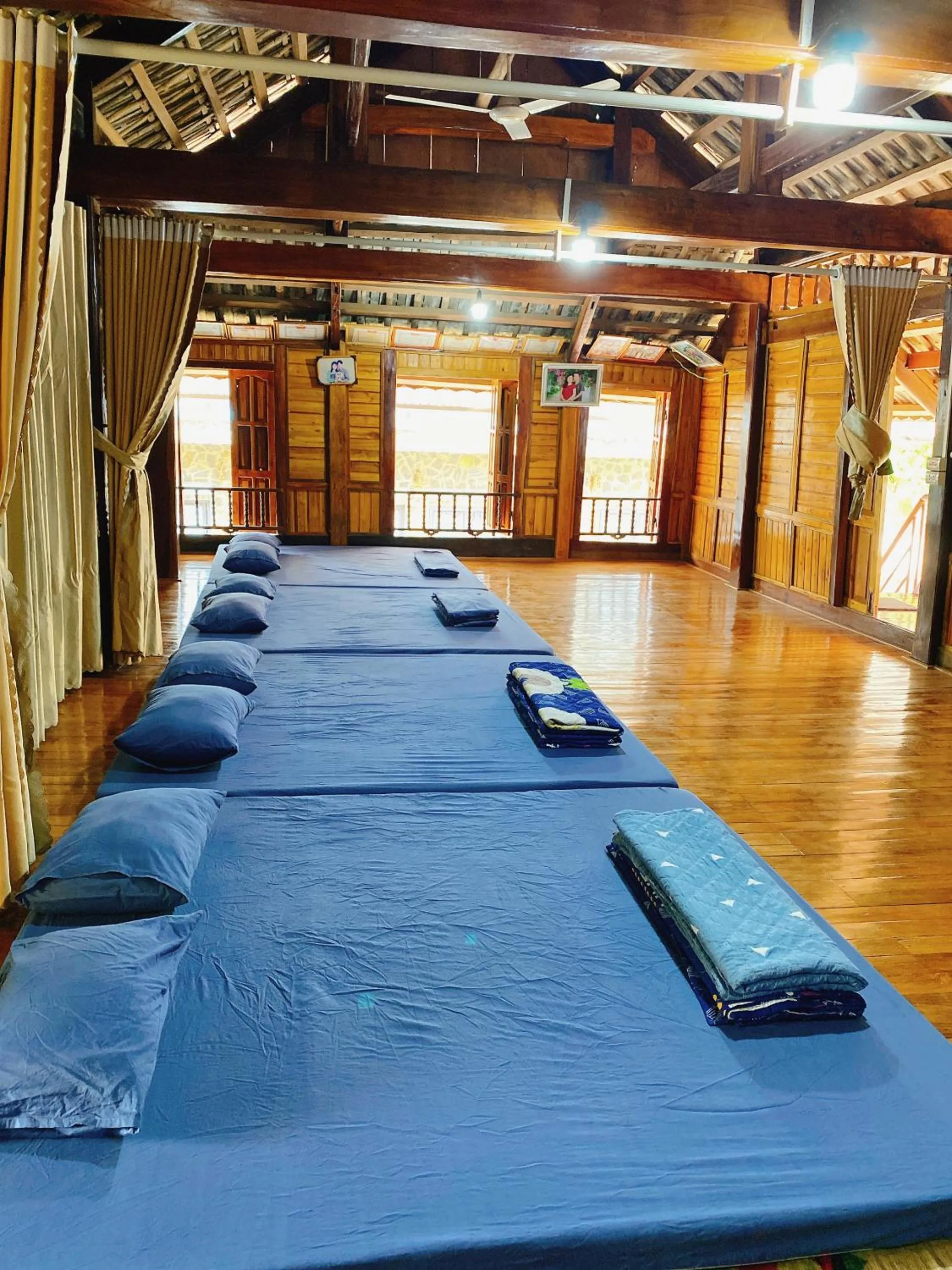 Bed in Duong Thim Homestay Mai Chau