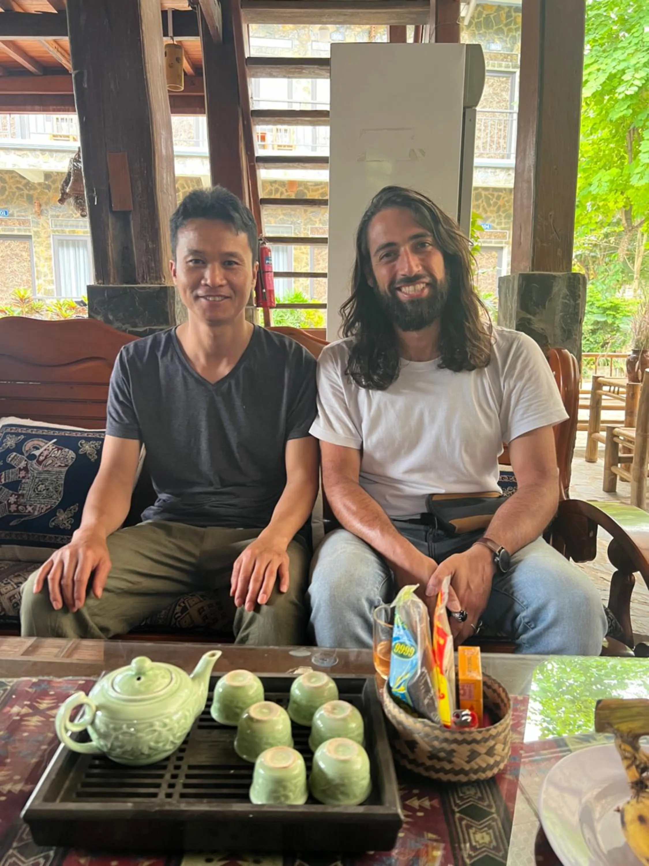 People in Mai Châu Happy House