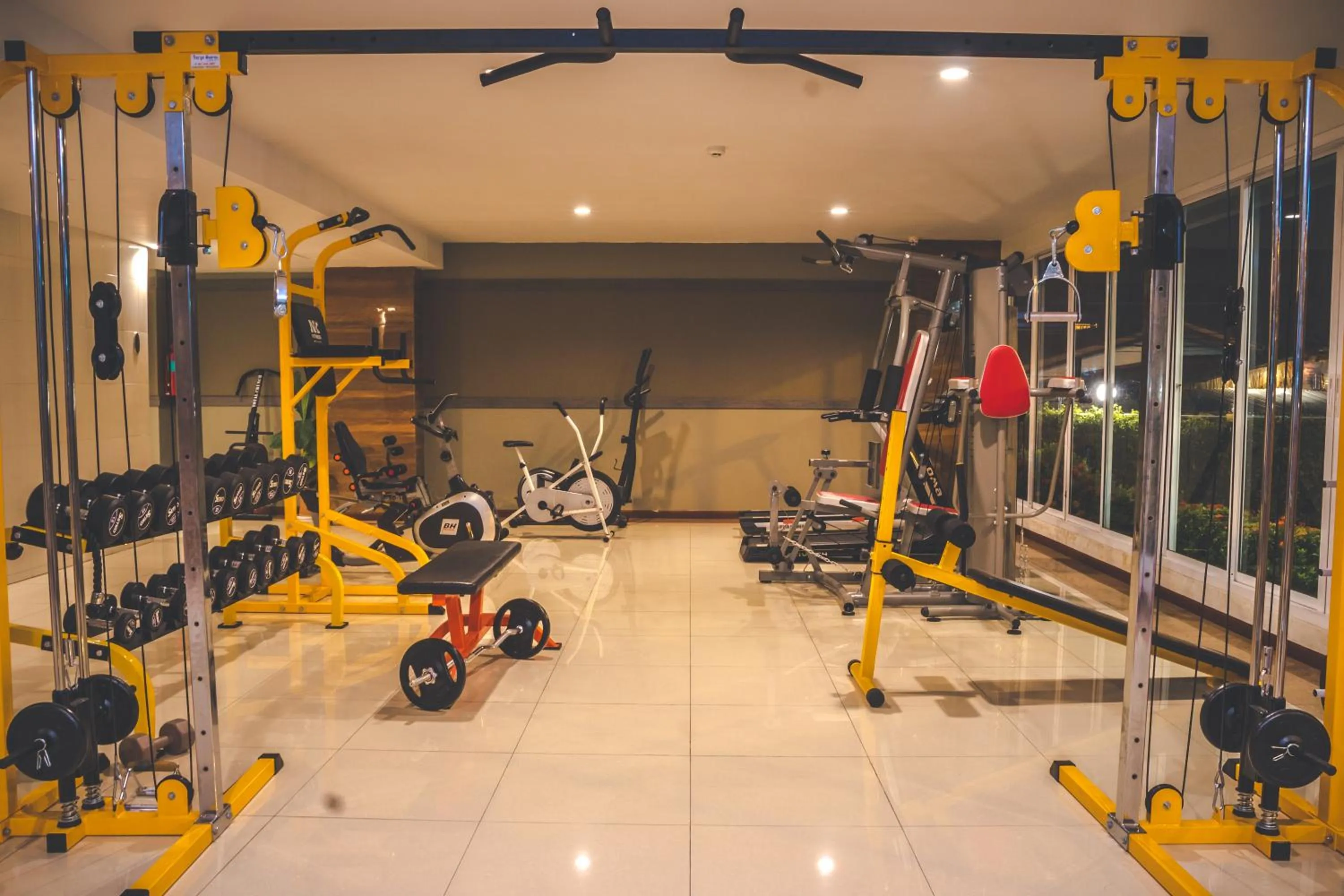 Fitness centre/facilities in CK Resort Pattaya