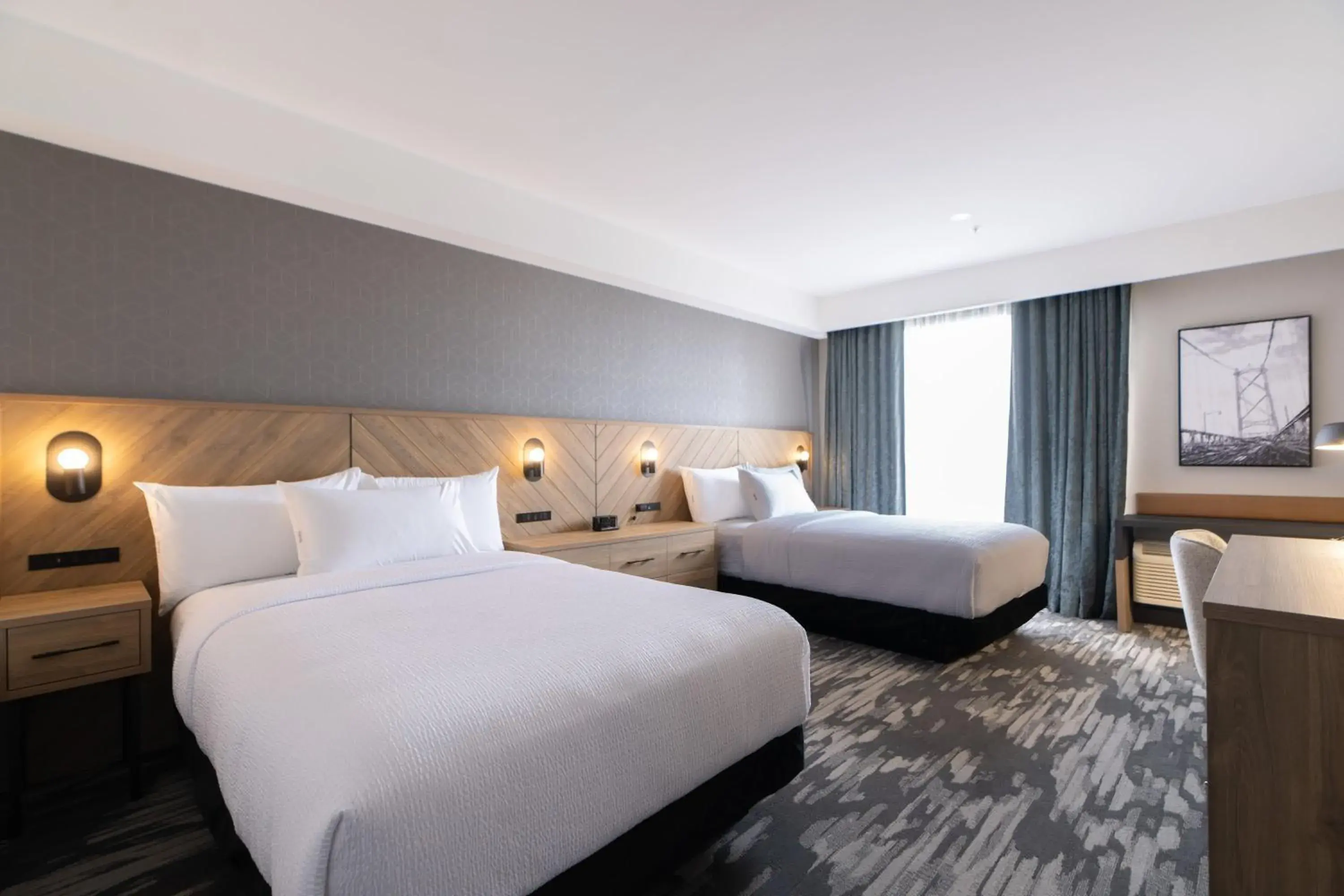 Accessible Room, 2 Double Beds, Roll-In Shower in Sandman Signature Dartmouth Hotel & Suites Accessible Room, 2 Double Beds, Roll-In Shower in Sandman Signature Dartmouth Hotel & Suites