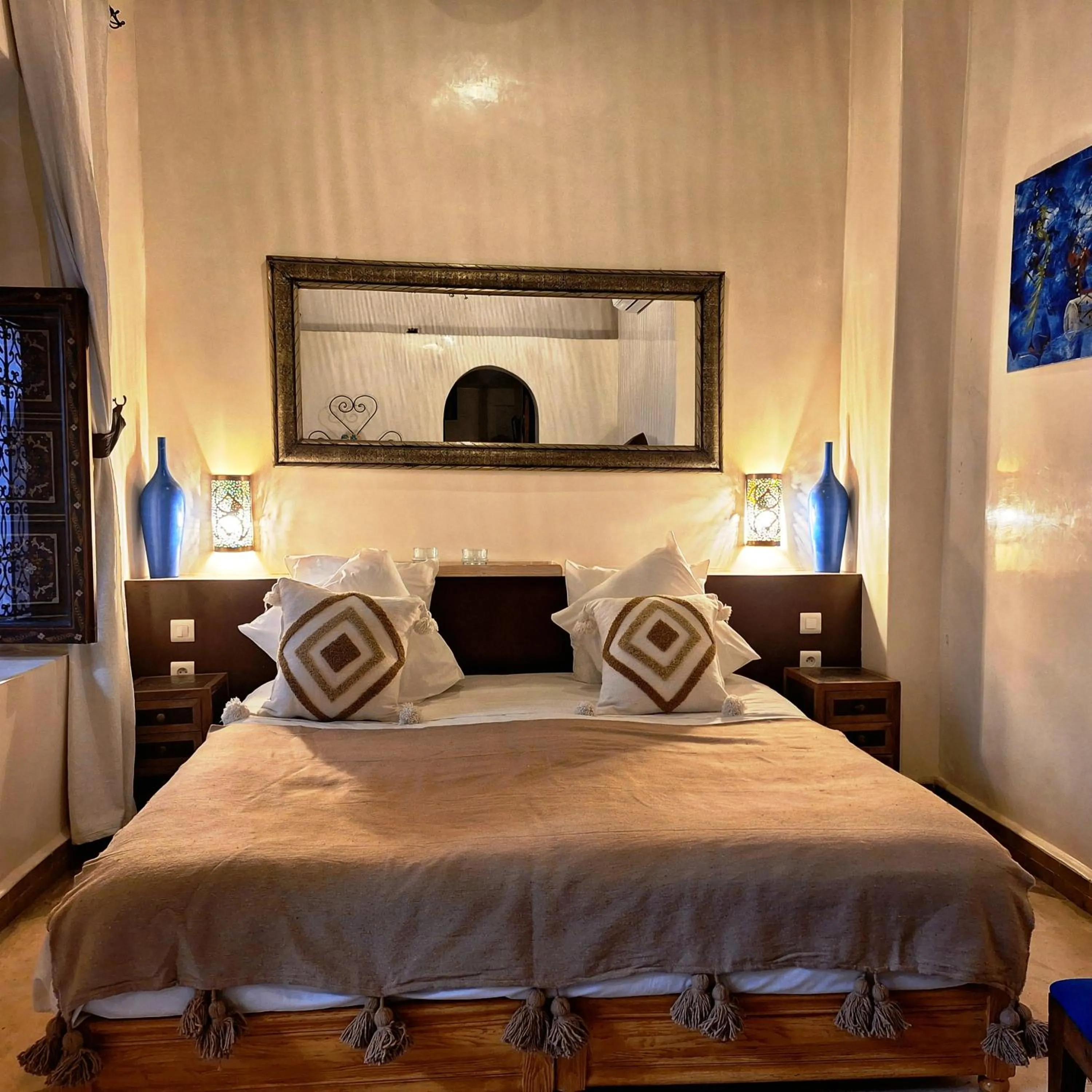 Bed in Riad El Grably
