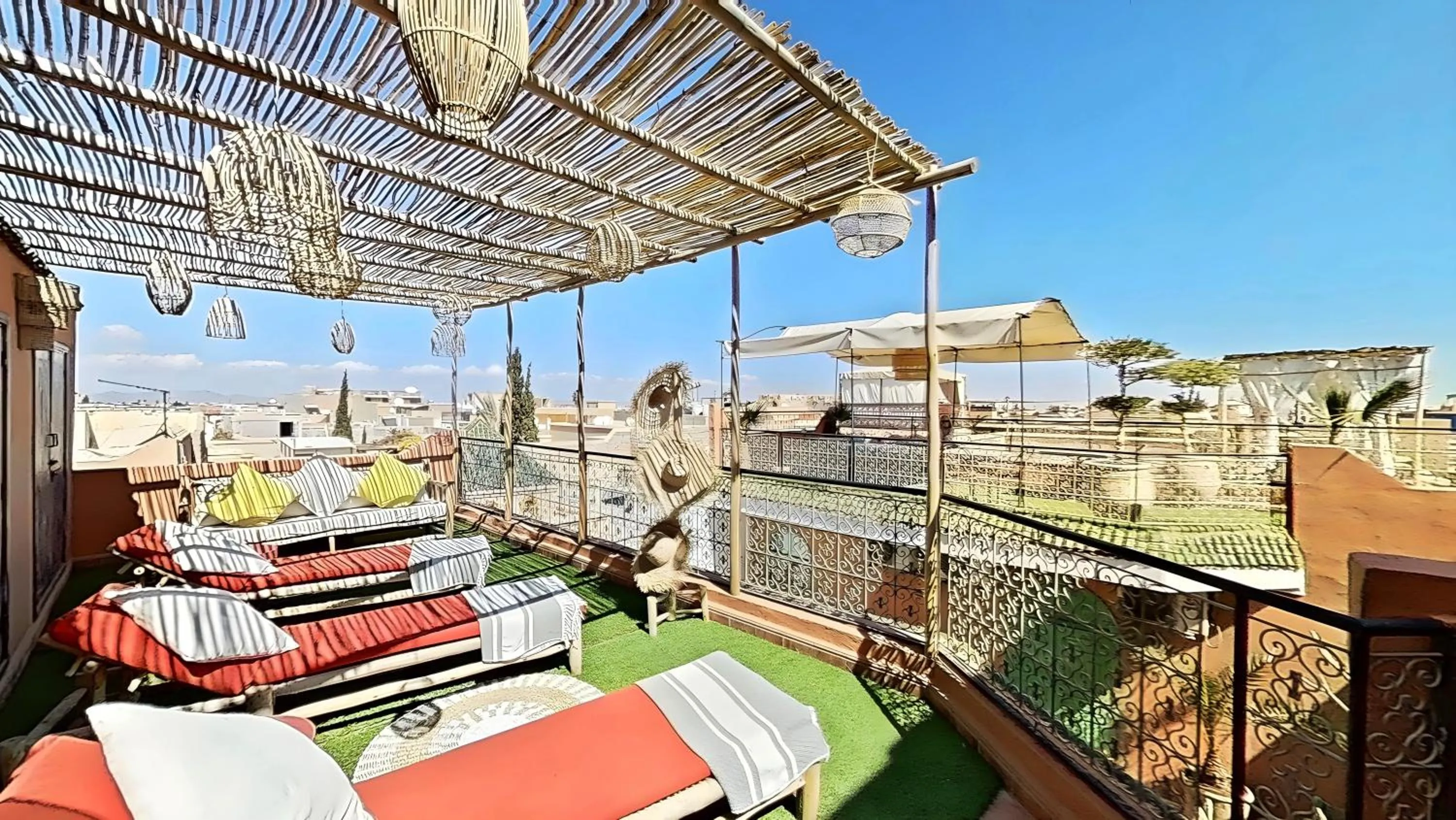 Patio in Riad El Grably