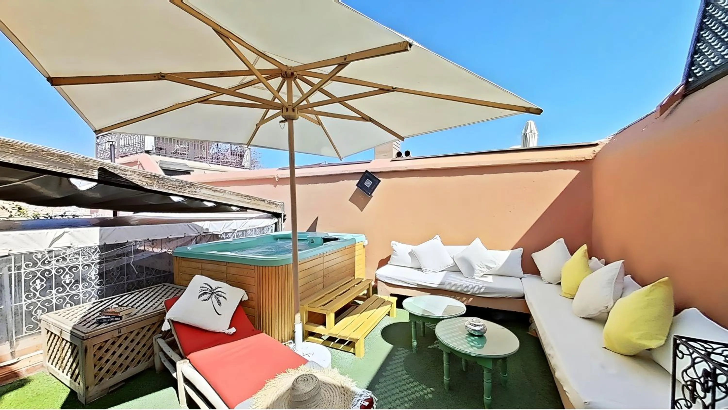 Patio in Riad El Grably