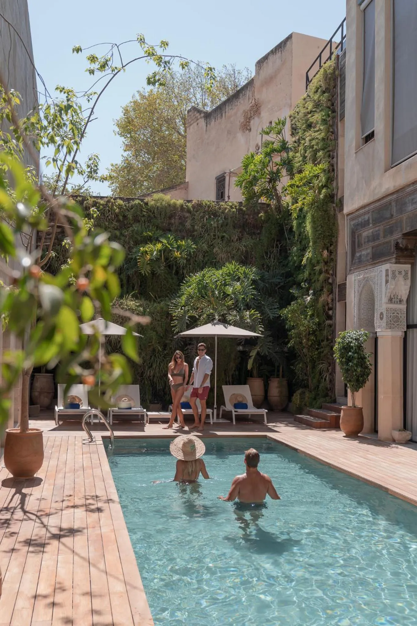 Swimming pool in Riad Fes - Relais & Châteaux