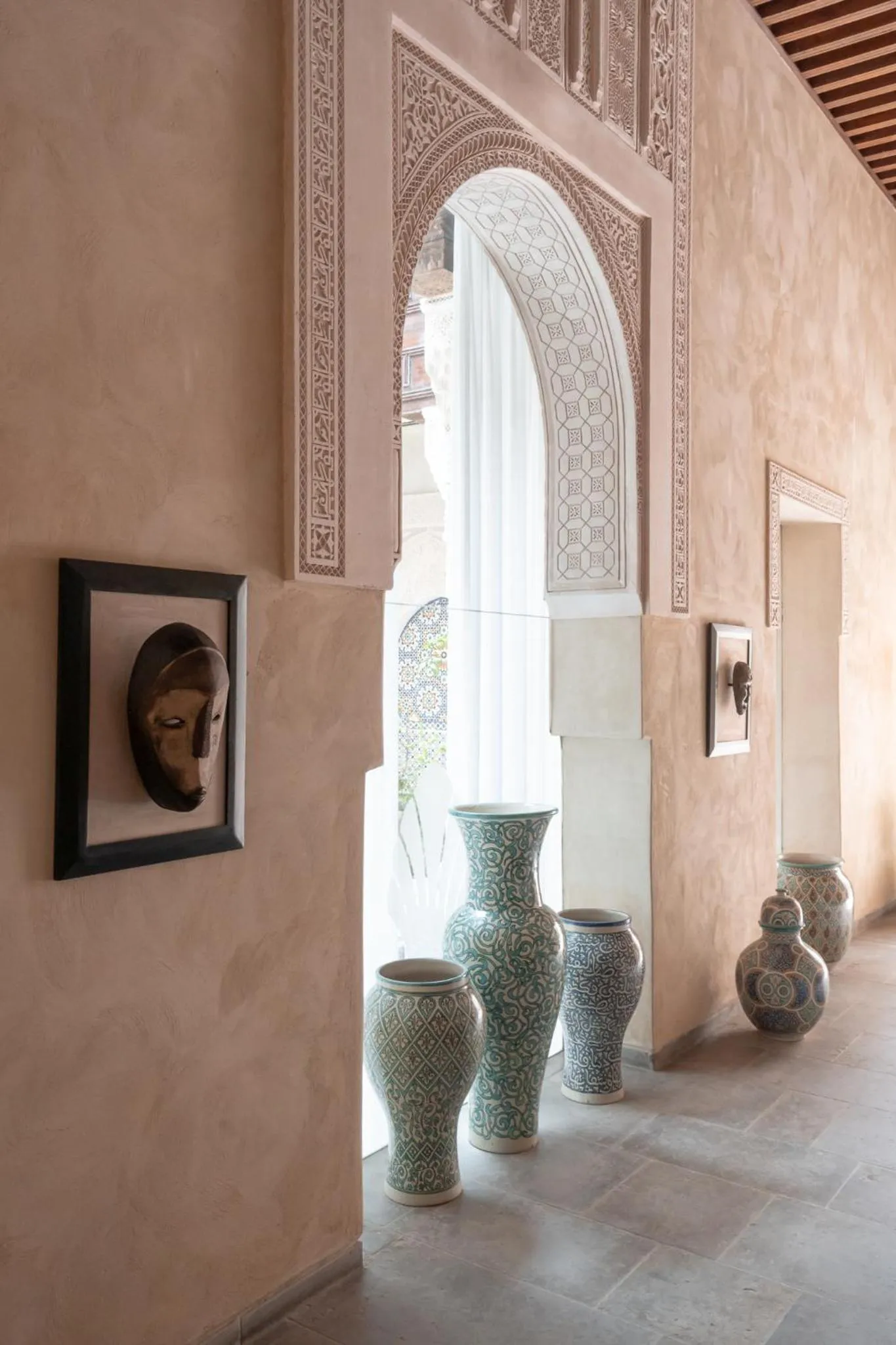 Decorative detail in Riad Fes - Relais & Châteaux