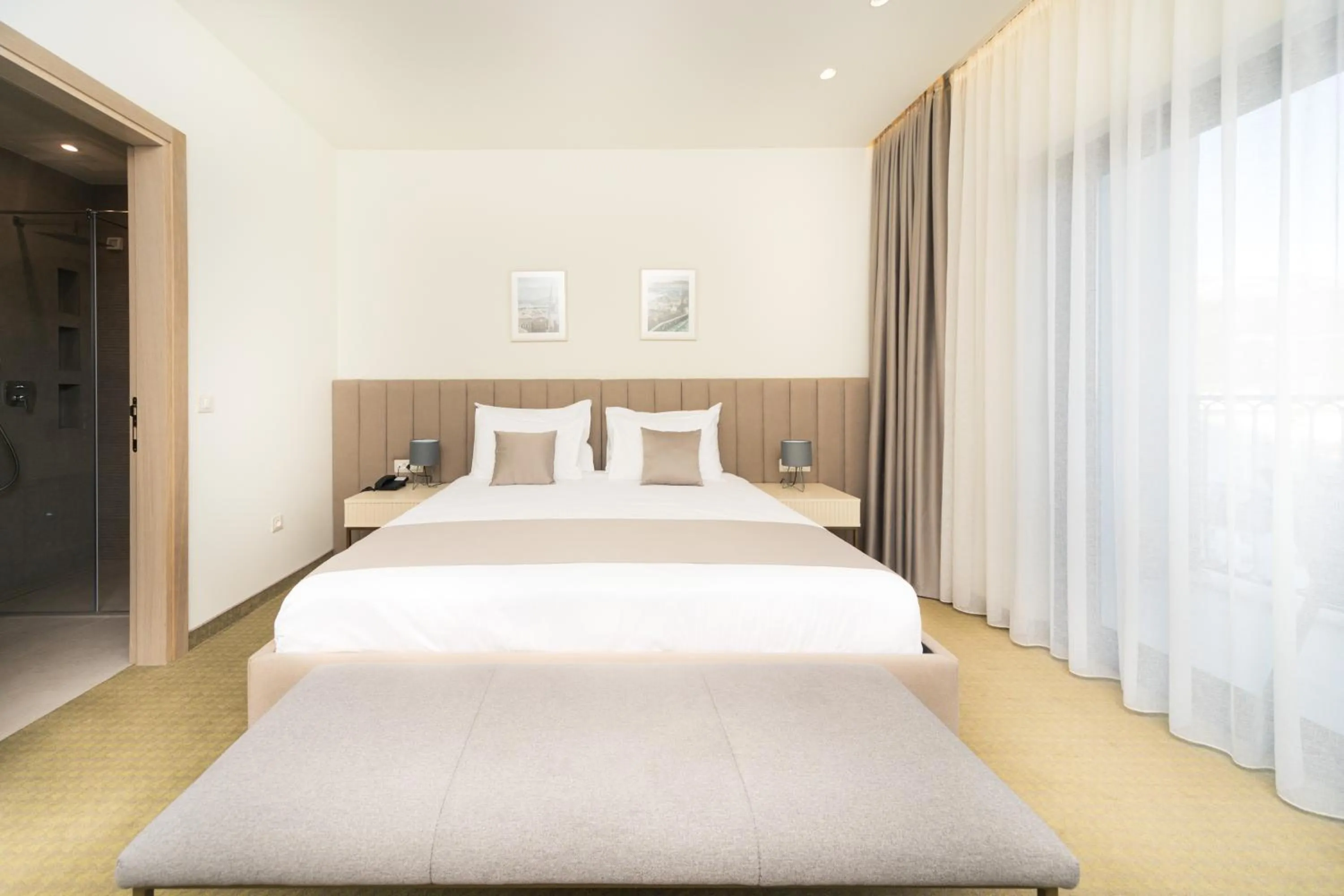 Bedroom, Bed in Hotel Pima Budva