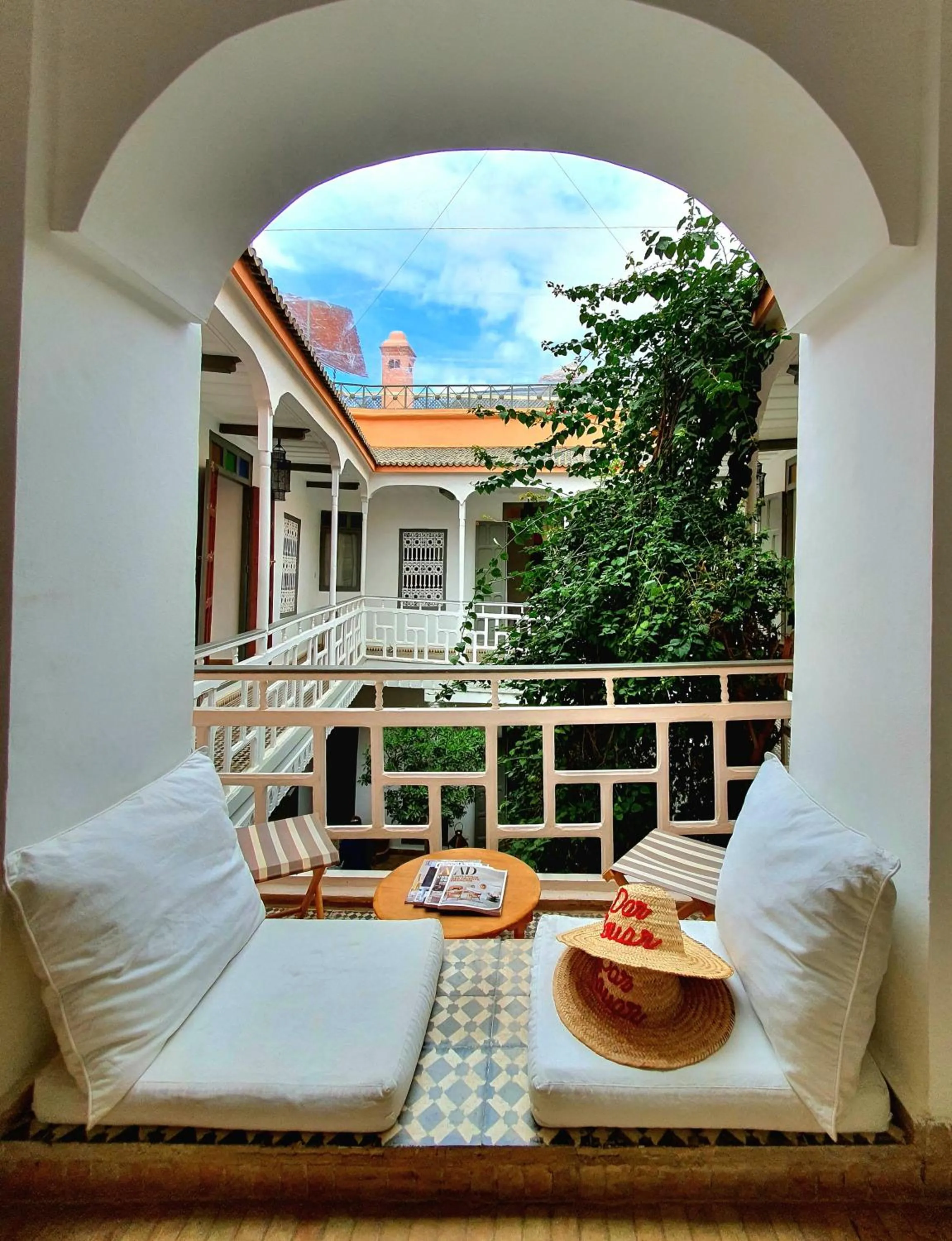 Balcony/Terrace in Riad Dar Zouar & Spa