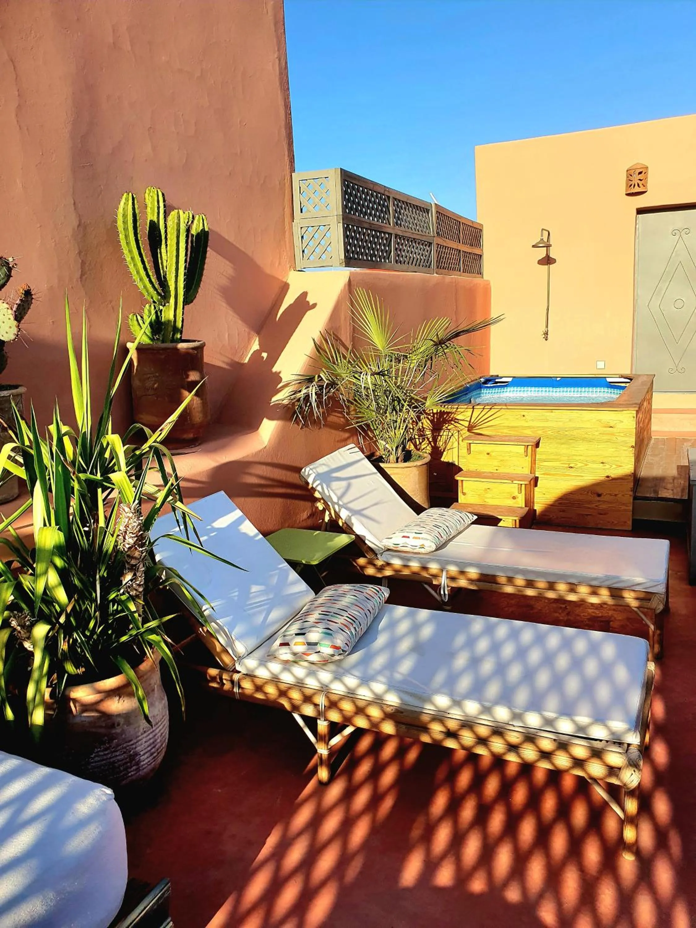 Solarium in Riad Dar Zouar & Spa